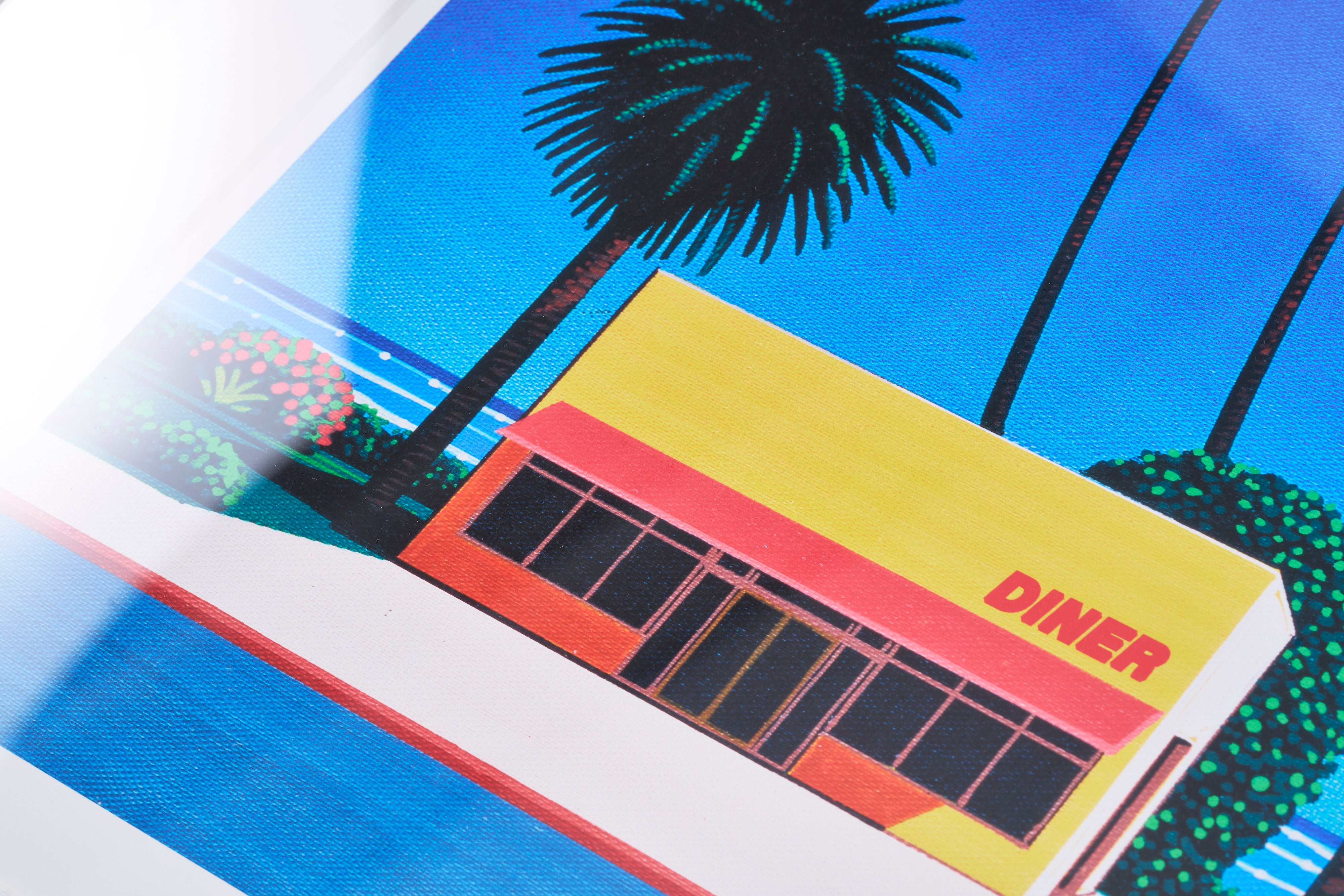 【購入特典付】Luminous Flow, Tempo Slow 版画額装品 直筆サイン入り / 永井 博 <限定エディション数:100枚>