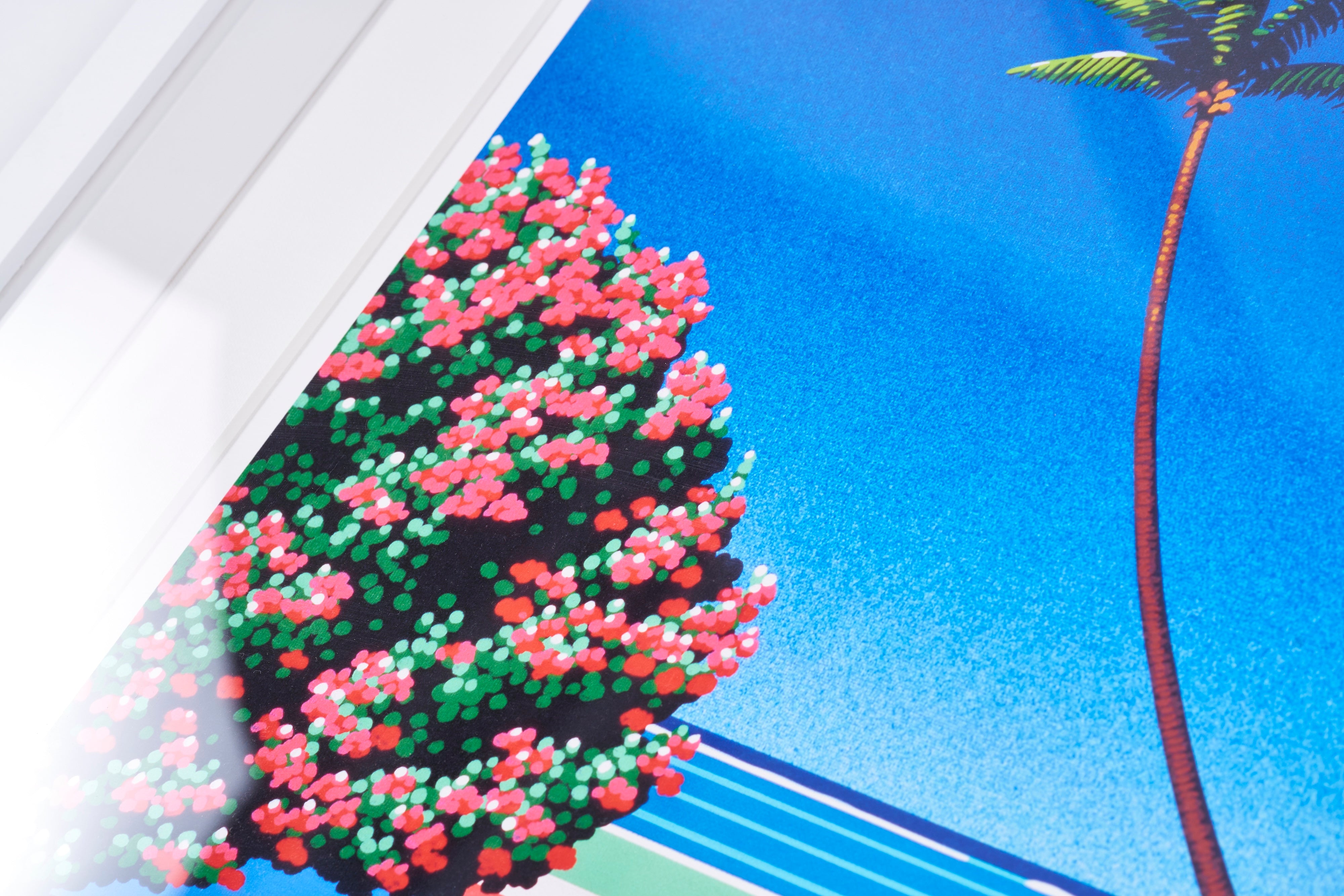 【購入特典付】Wandering Breeze 版画額装品 直筆サイン入り / 永井 博 <限定エディション数:80枚>