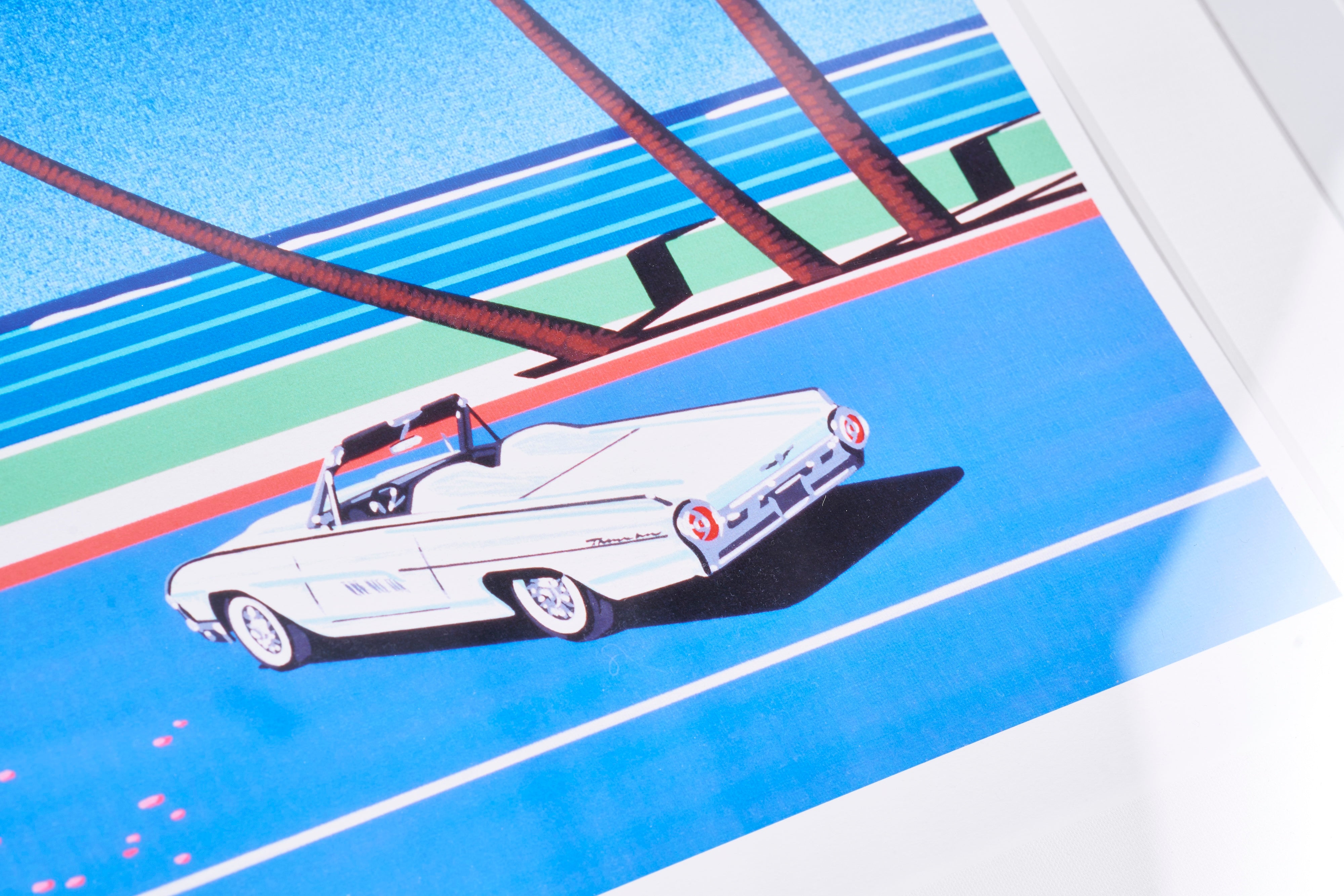 【購入特典付】Wandering Breeze 版画額装品 直筆サイン入り / 永井 博 <限定エディション数:80枚>