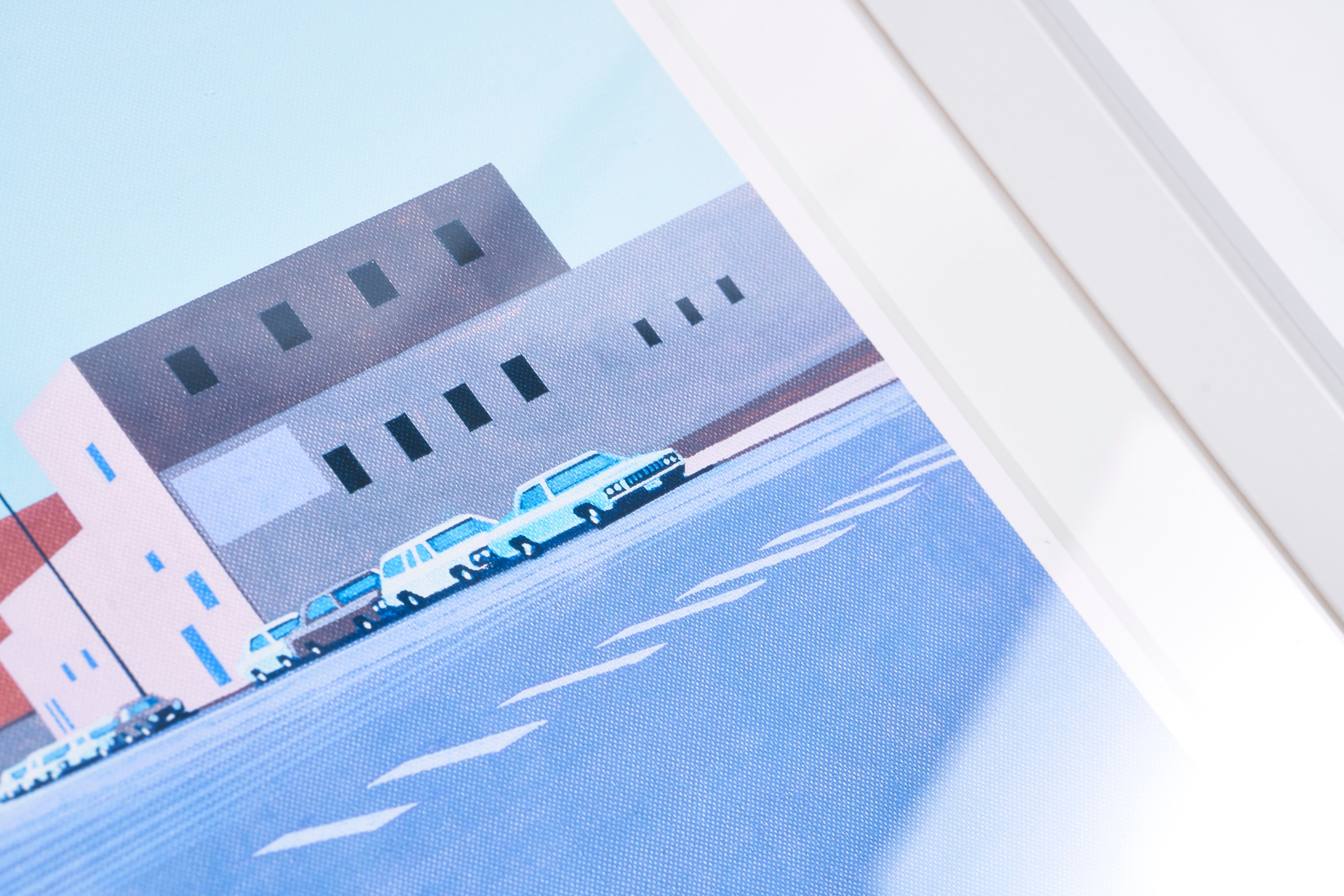 【購入特典付】Citrus in a city 版画額装品 直筆サイン入り / 永井 博 <限定エディション数:70枚>