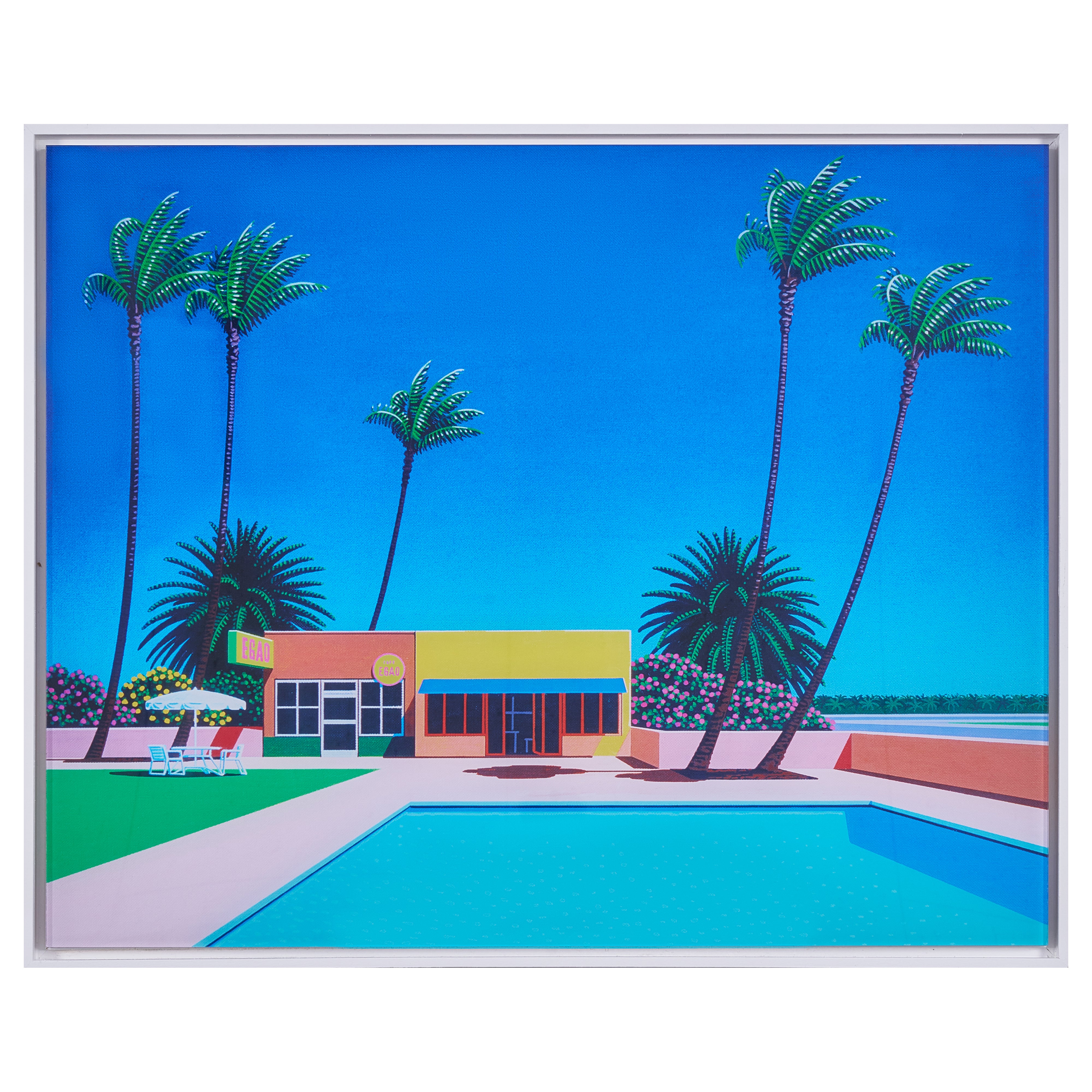 【購入特典付】City Vibes, Coastal Tides Ⅱ エアアクリル・フレーミング / 永井 博