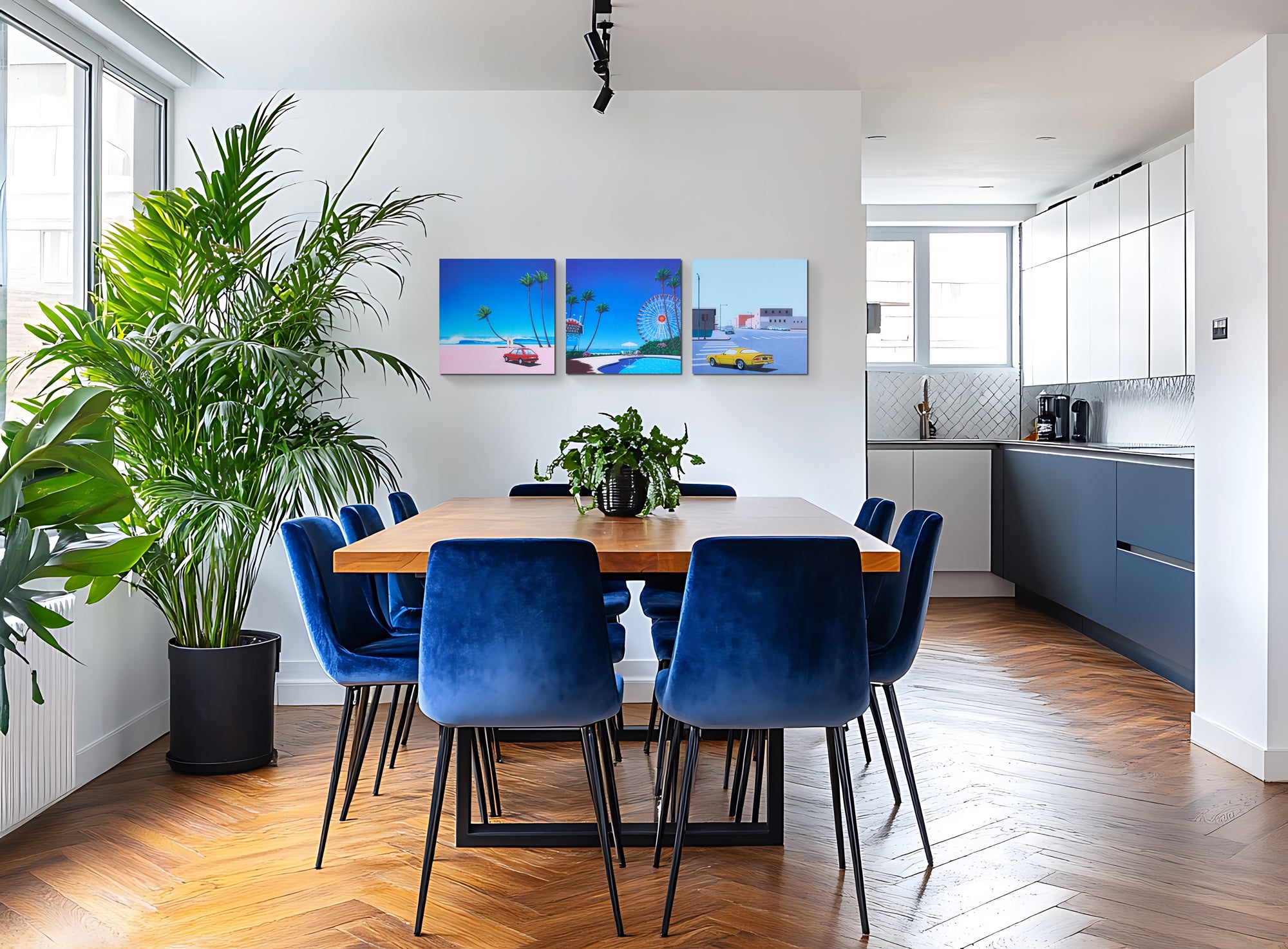 【購入特典付】Seaside Ferris wheel エアアクリルアート / 永井 博