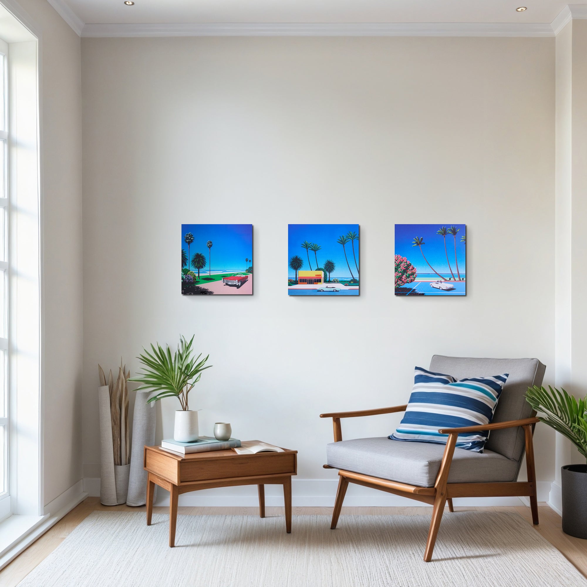 【購入特典付】Chasing Rays, Jazzy Bays エアアクリルアート / 永井 博