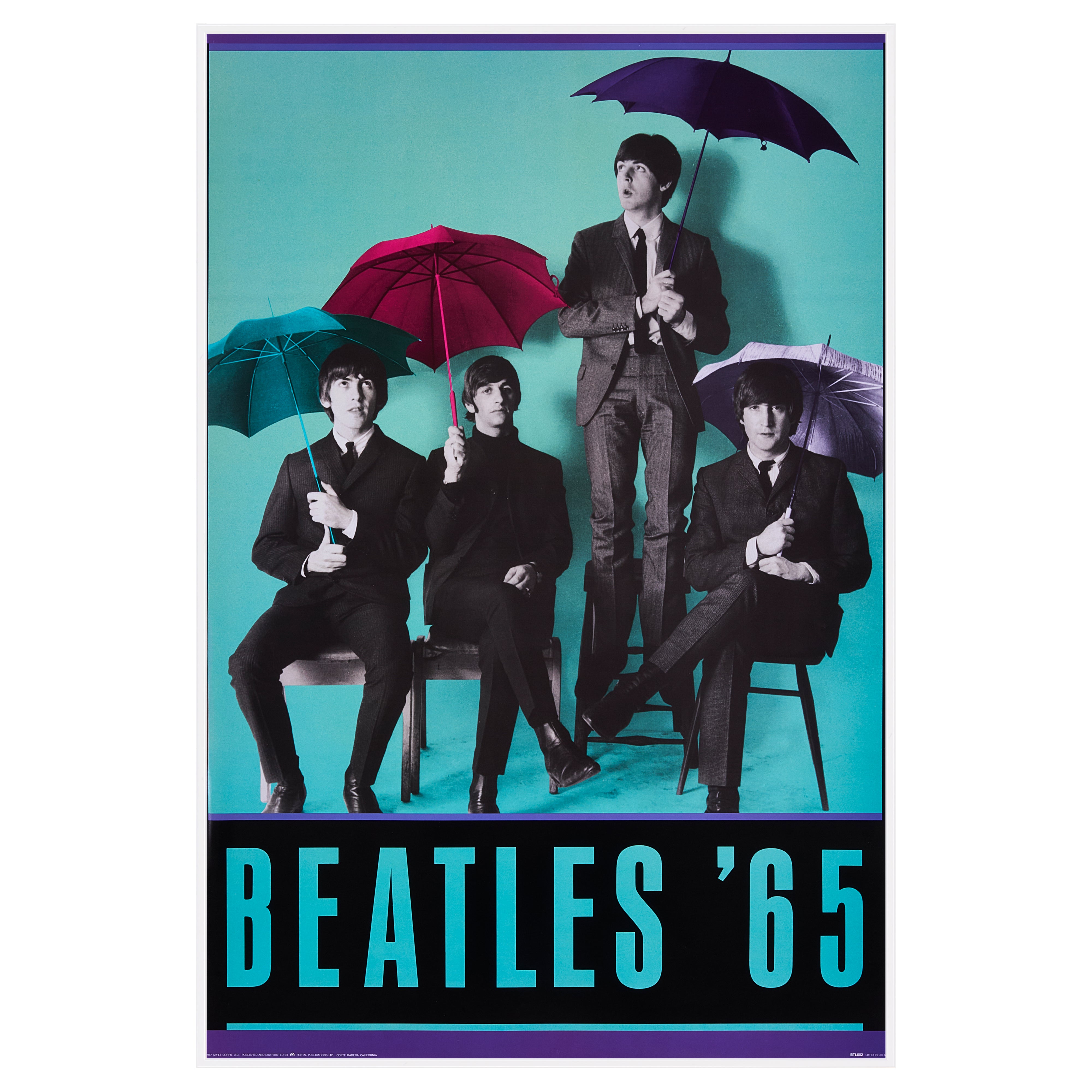 【限定10枚】BEATLES '65(ビートルズ ’65) 1987 / バンドポスター