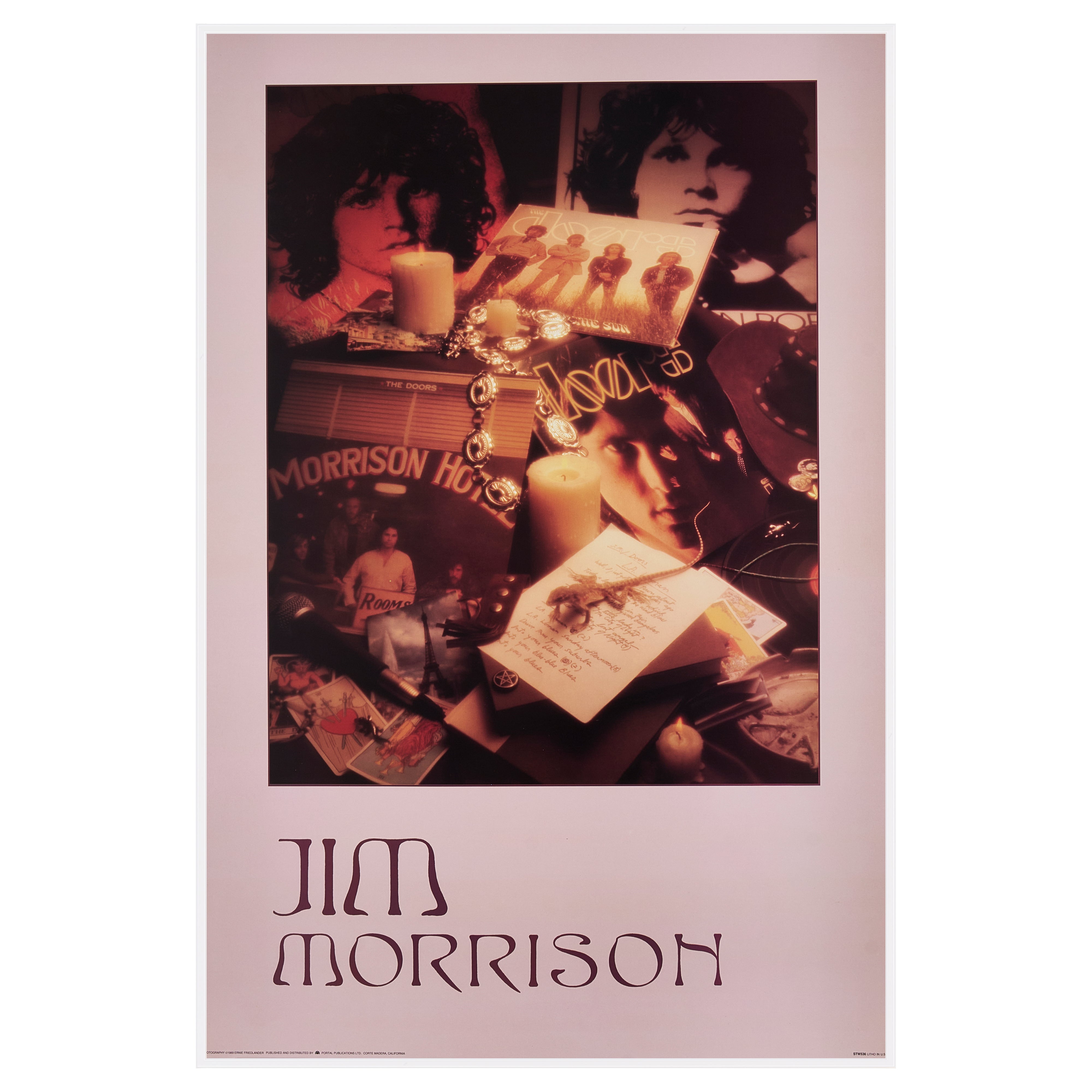 【限定10枚】JIM MORRISON(ジム・モリソン) 1989 / バンドポスター