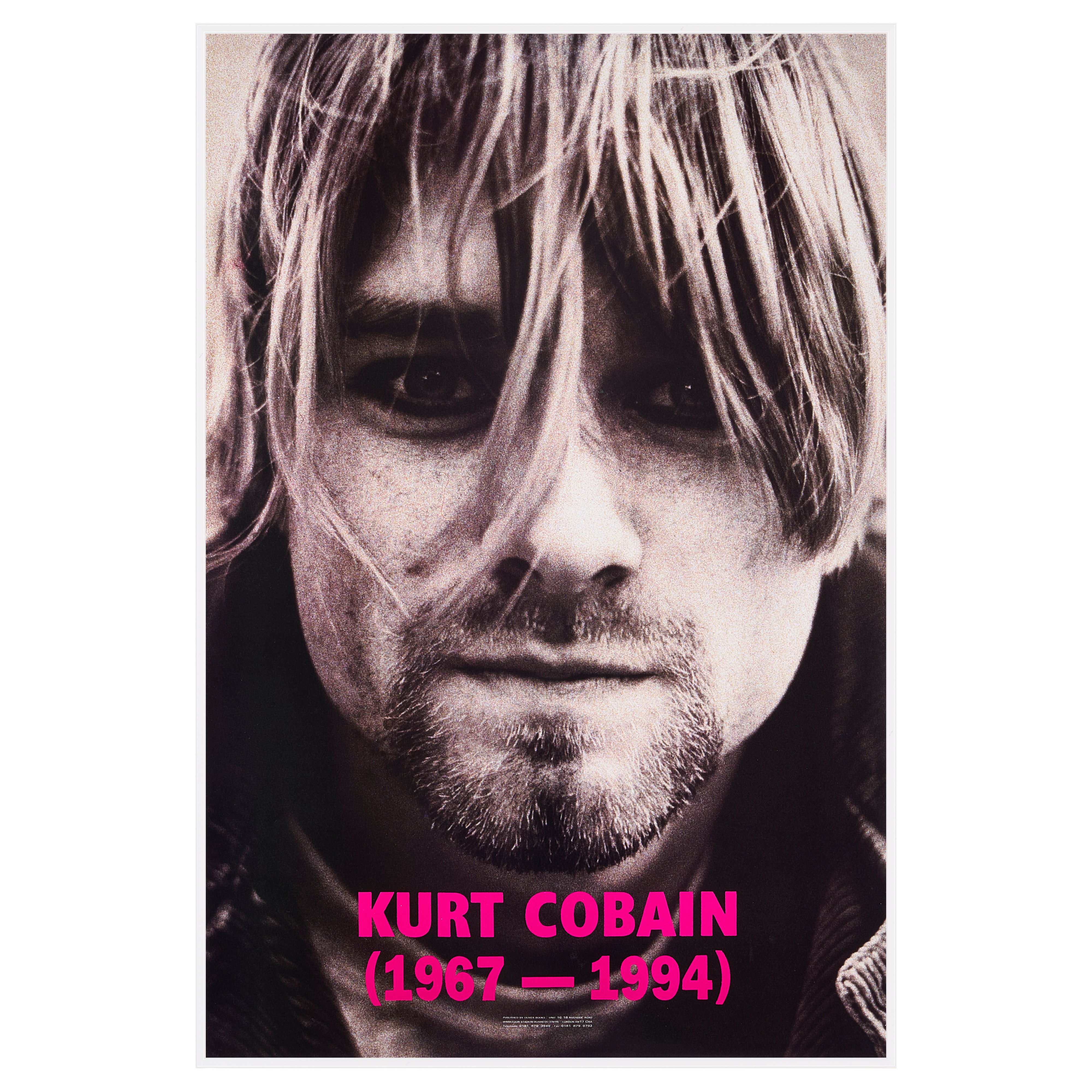 【限定10枚】KURT COBAIN(カート・コバーン) 1990s / バンドポスター
