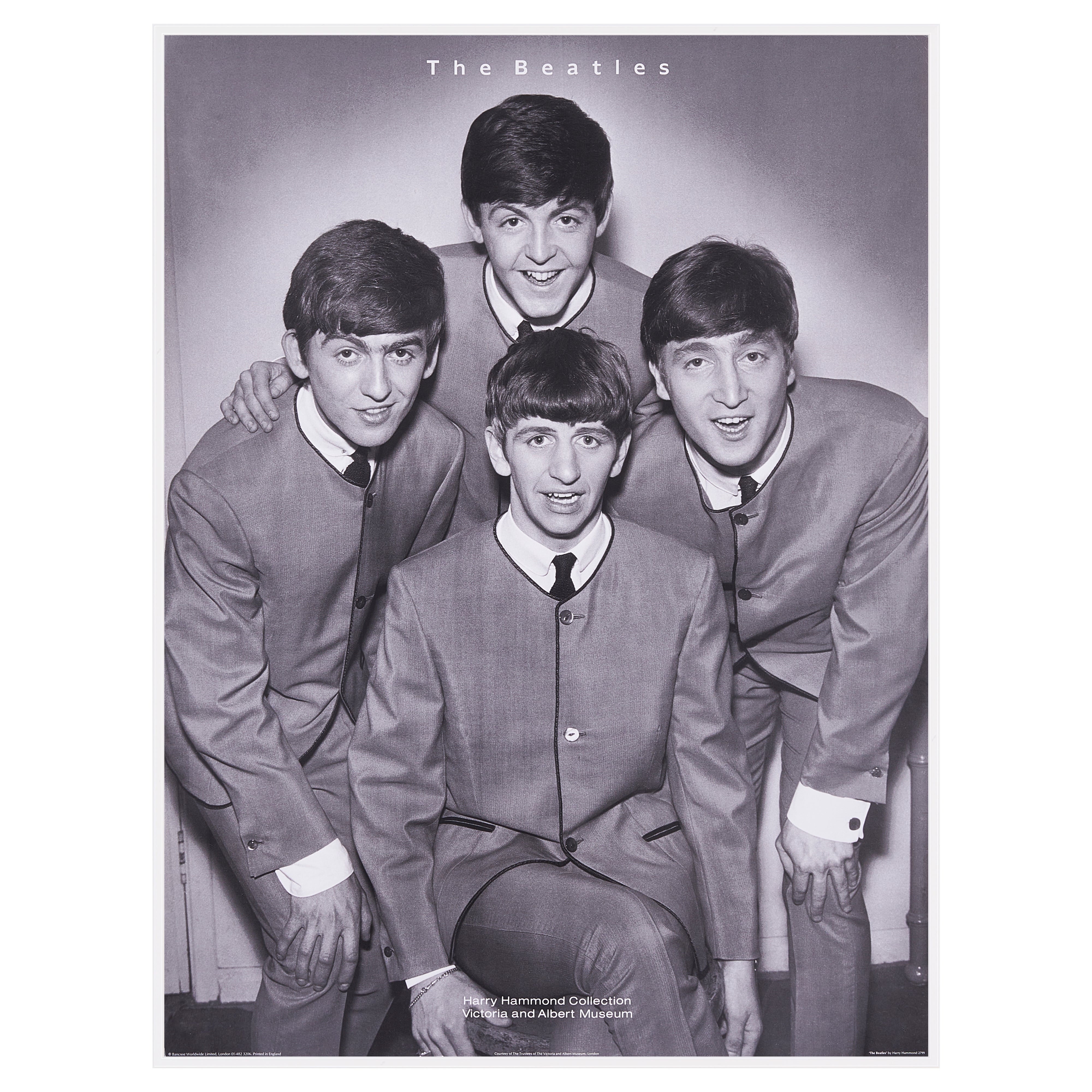 【限定10枚】THE BEATLES(ザ・ビートルズ) Harry Hammond Collection 1990s / バンドポスター