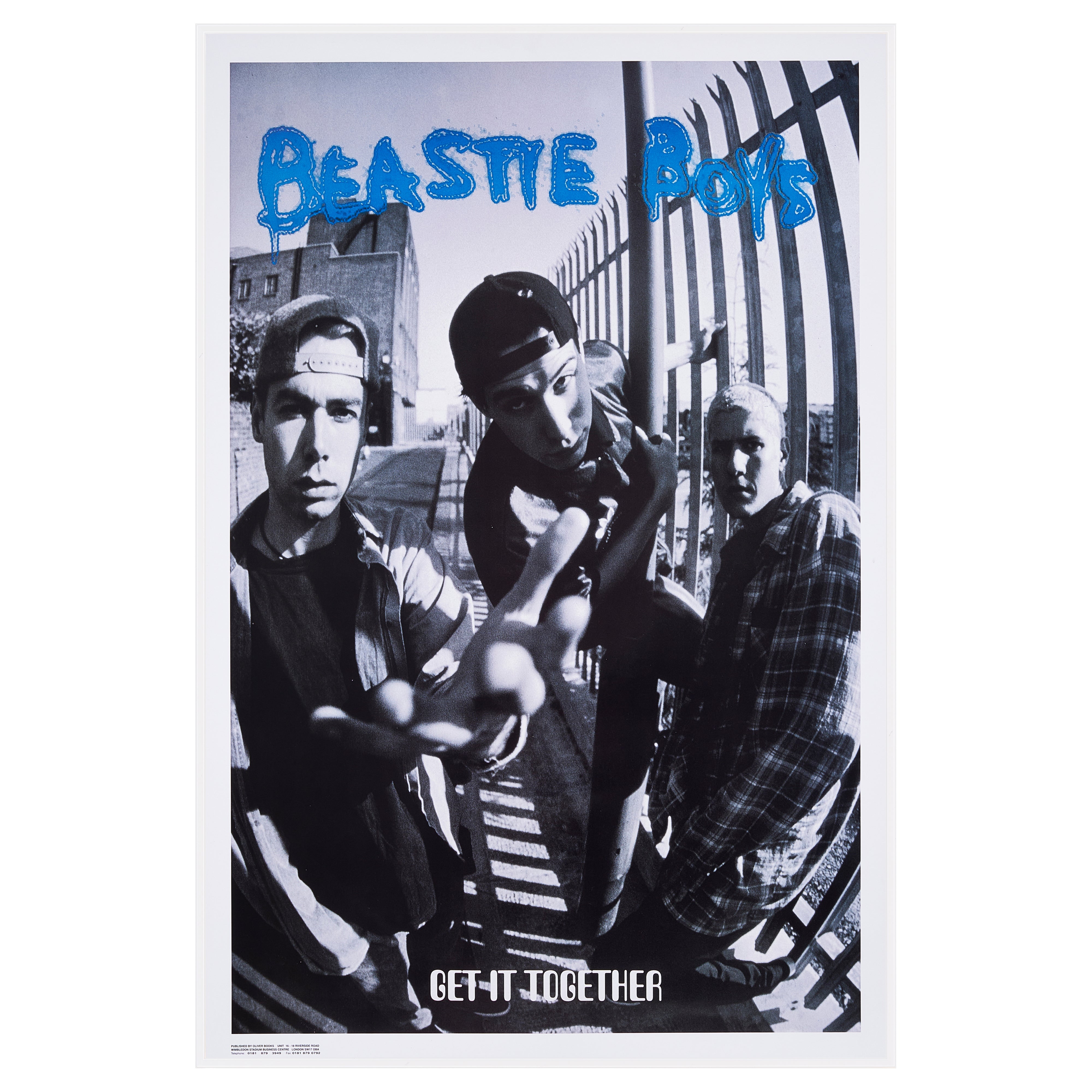 【限定5枚】BEASTIE BOYS(ビースティ・ボーイズ) "GET IT TOGETHER" 1994 / バンドポスター