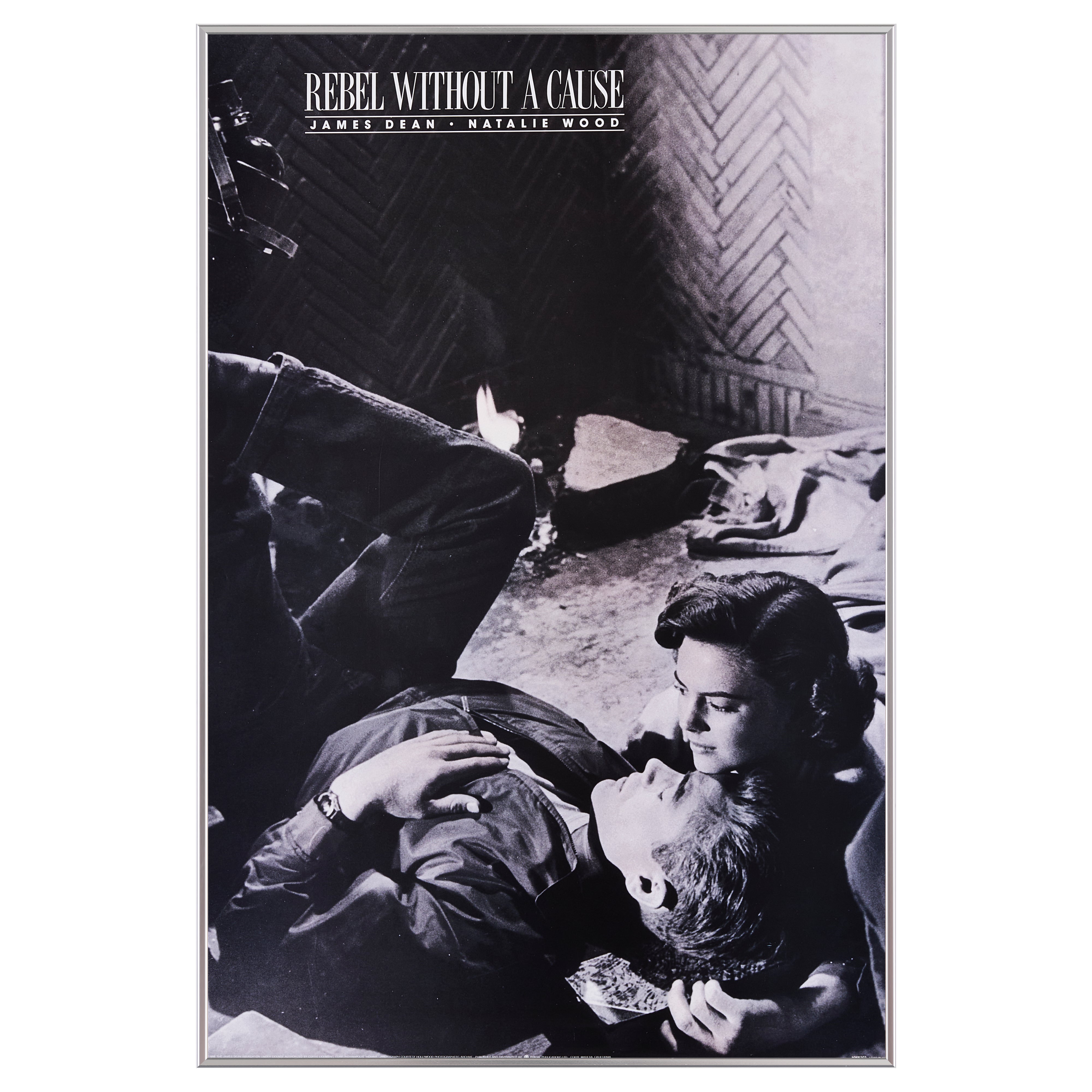 【限定5枚】REBEL WITHOUT A CAUSE(理由なき反抗) 1955 - PORTAL PUBLICATIONS 1988 / 映画ポスター