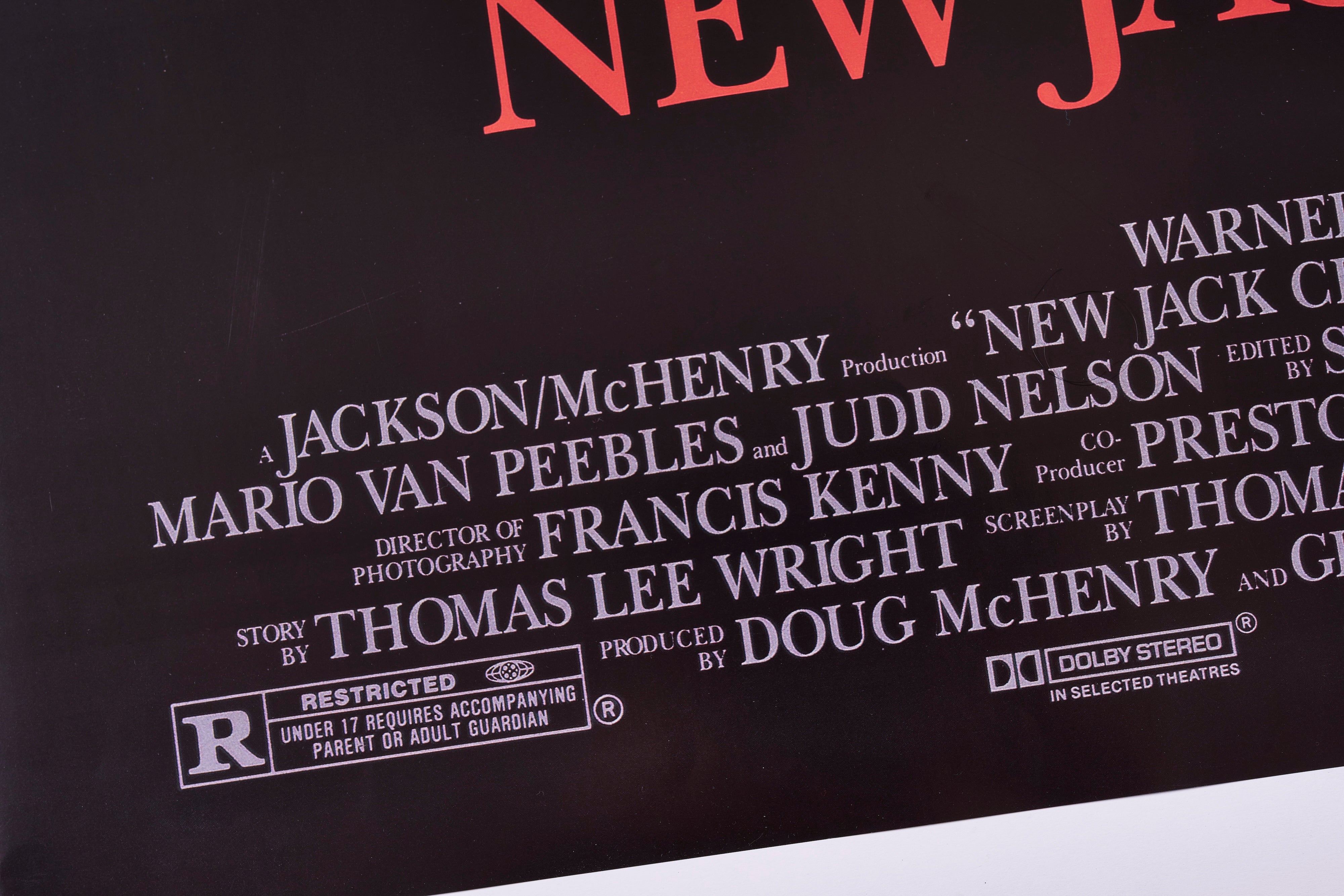 【限定5枚】NEW JACK CITY(ニュー・ジャック・シティ) 1991 / 映画ポスター