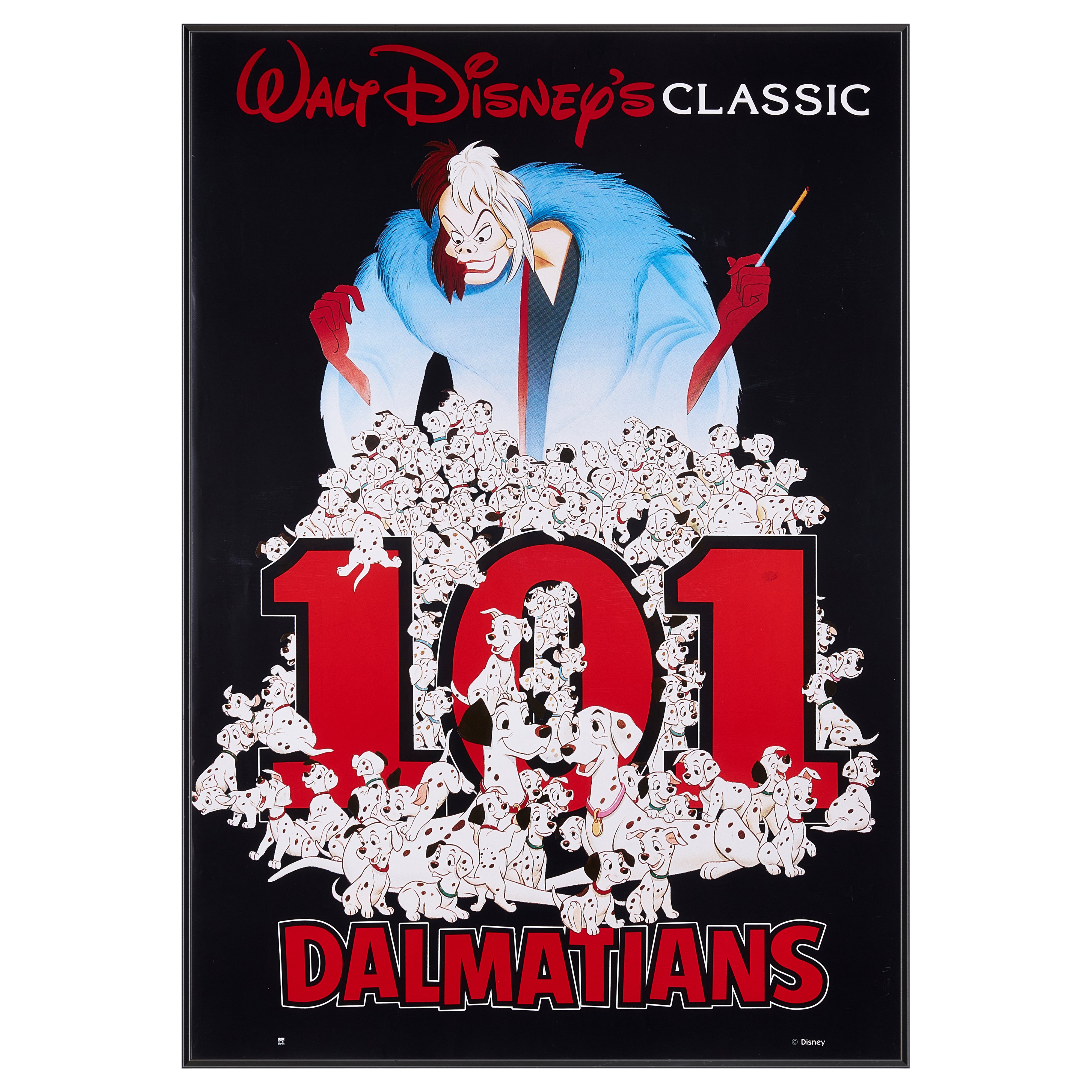 【限定5枚】101 DALMATIANS(101匹わんちゃん) 1990s-2000s / 映画ポスター