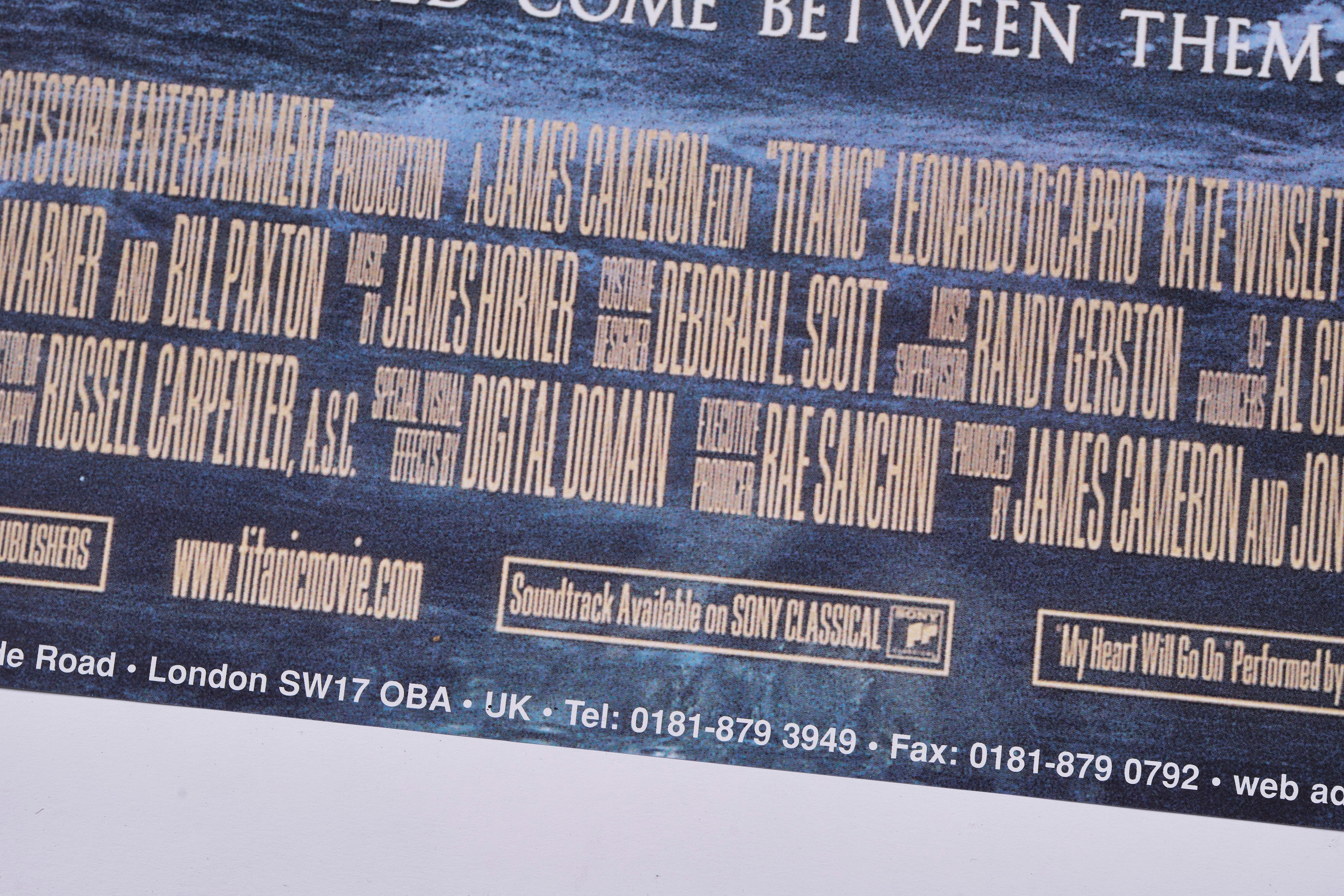 【限定10枚】TITANIC(タイタニック) 1997 / 映画ポスター