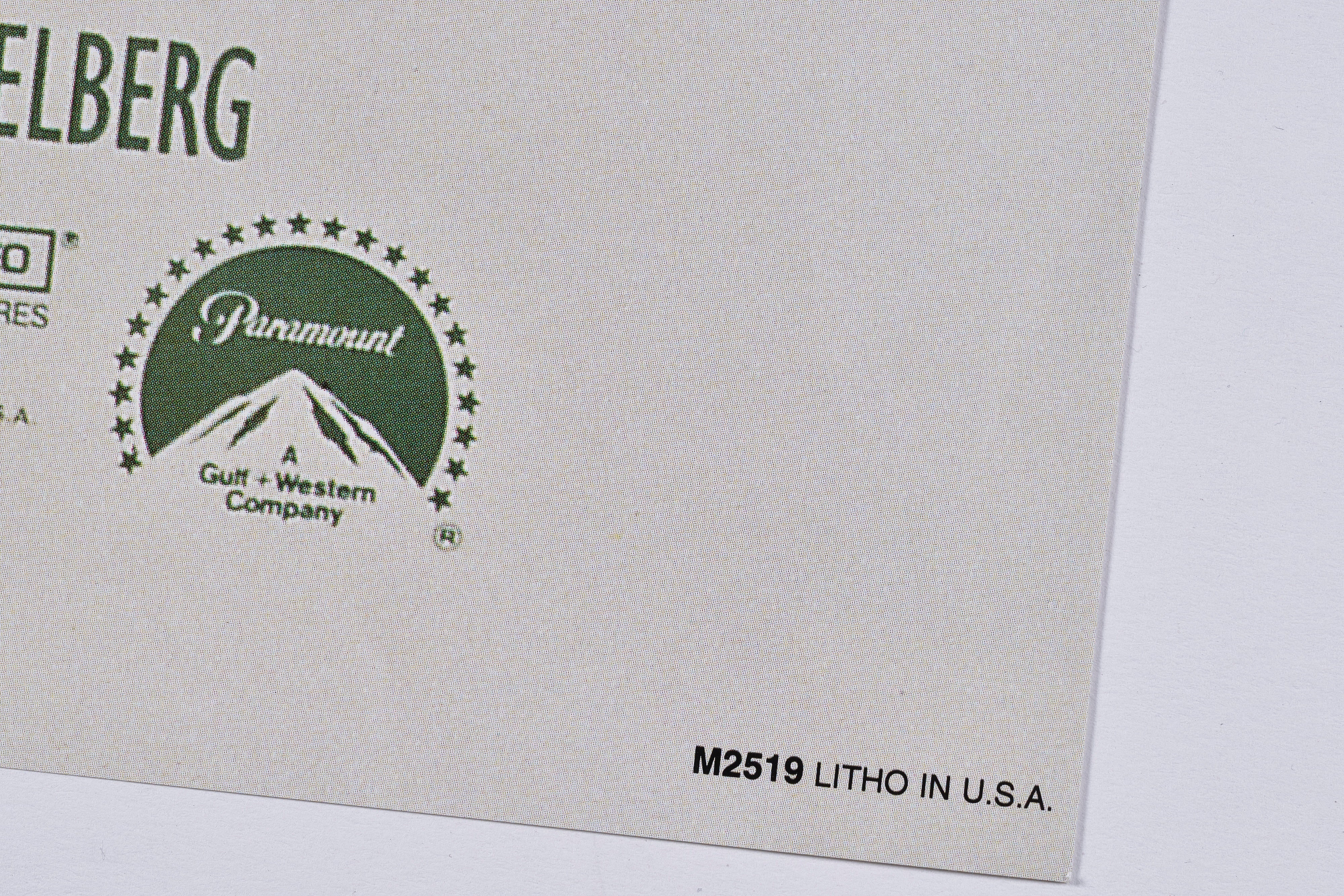 【限定5枚】INDIANA JONES and the TEMPLE OF DOOM (インディ・ジョーンズ 魔宮の伝説) 1984 / 映画ポスター