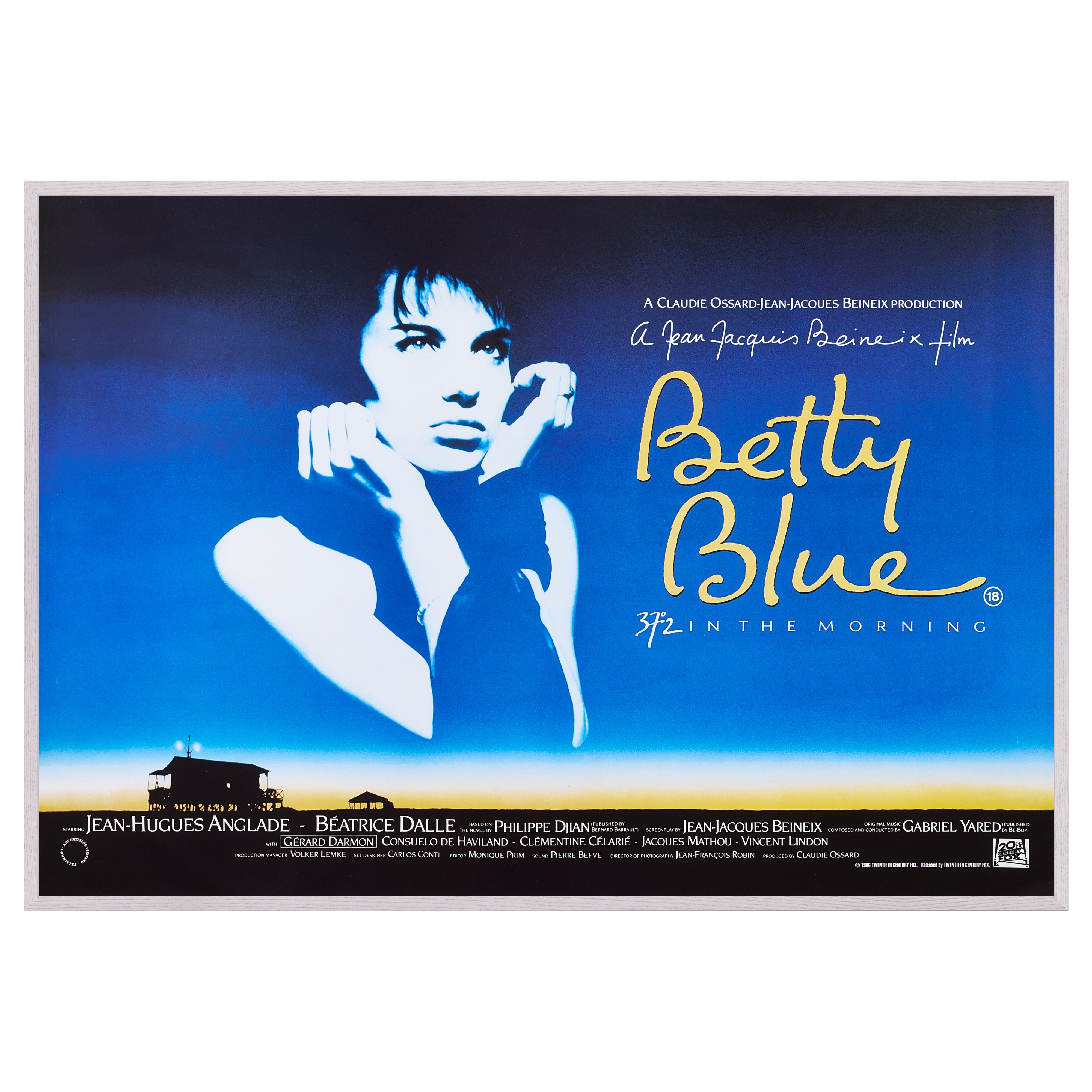 【限定10枚】Betty Blue(ベティ・ブルー) 1986(Horizontal)/ 映画ポスター