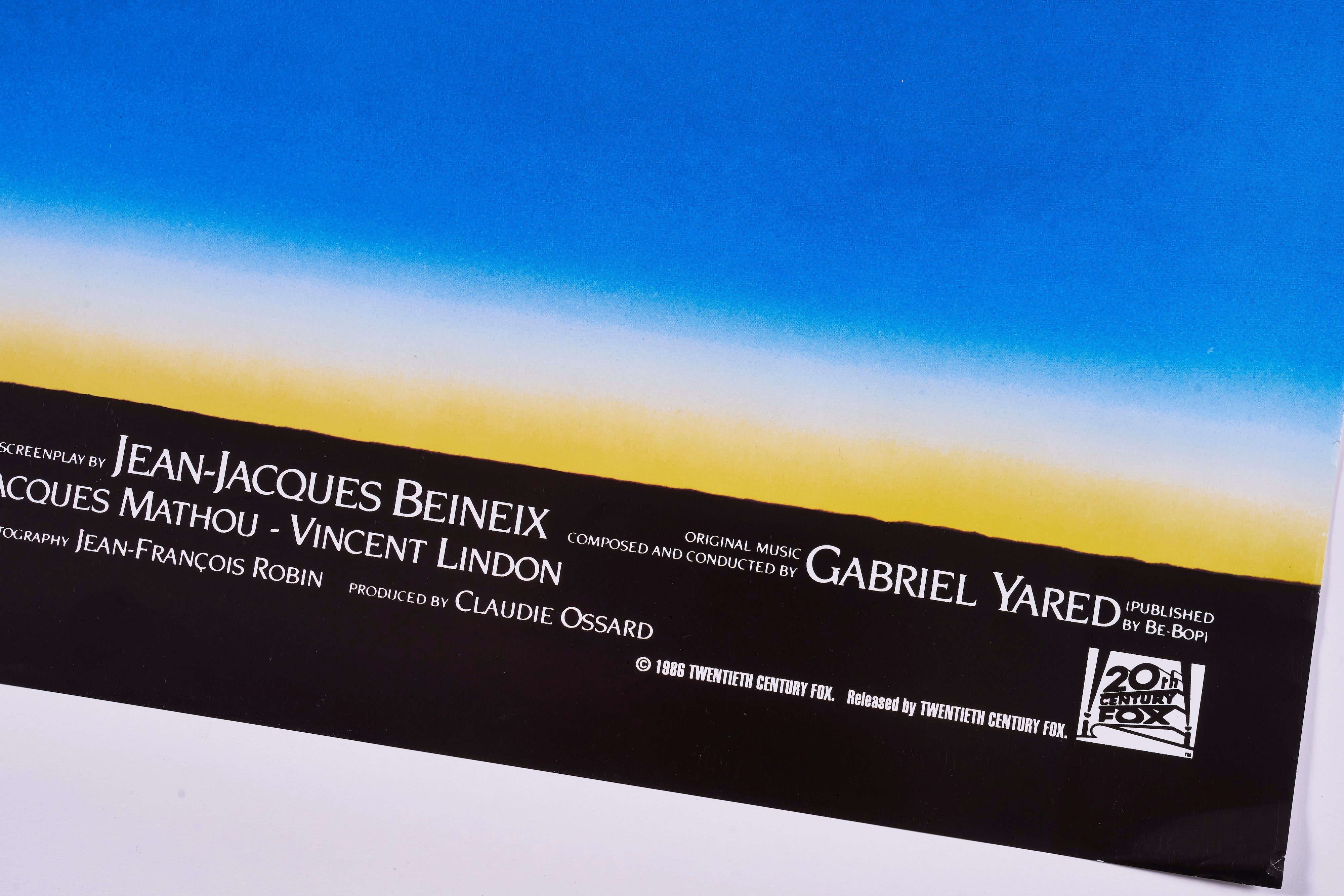 【限定10枚】Betty Blue(ベティ・ブルー) 1986(Horizontal)/ 映画ポスター