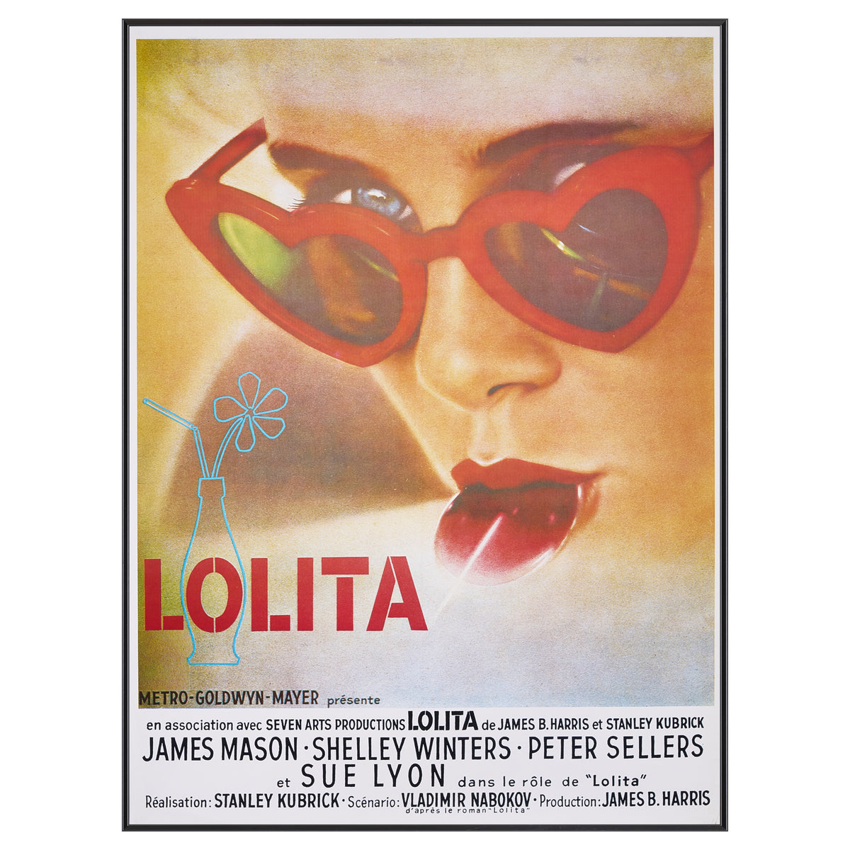 限定2枚】LOLITA（ロリータ） 1962 - Printed in 1990s / 映画ポスター 