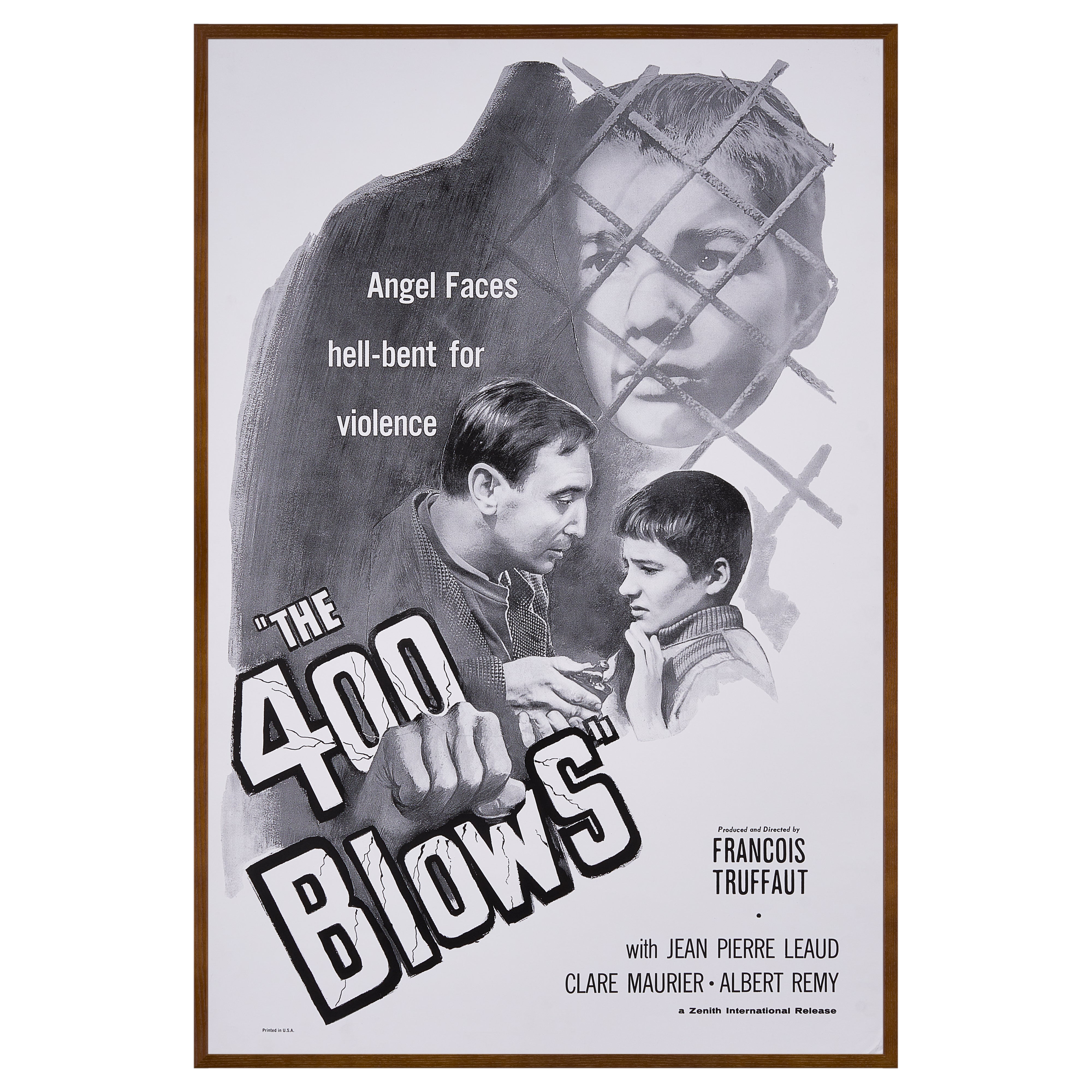 【限定5枚】The 400 Blows(大人は判ってくれない) 1959 - Printed in 1990s / 映画ポスター