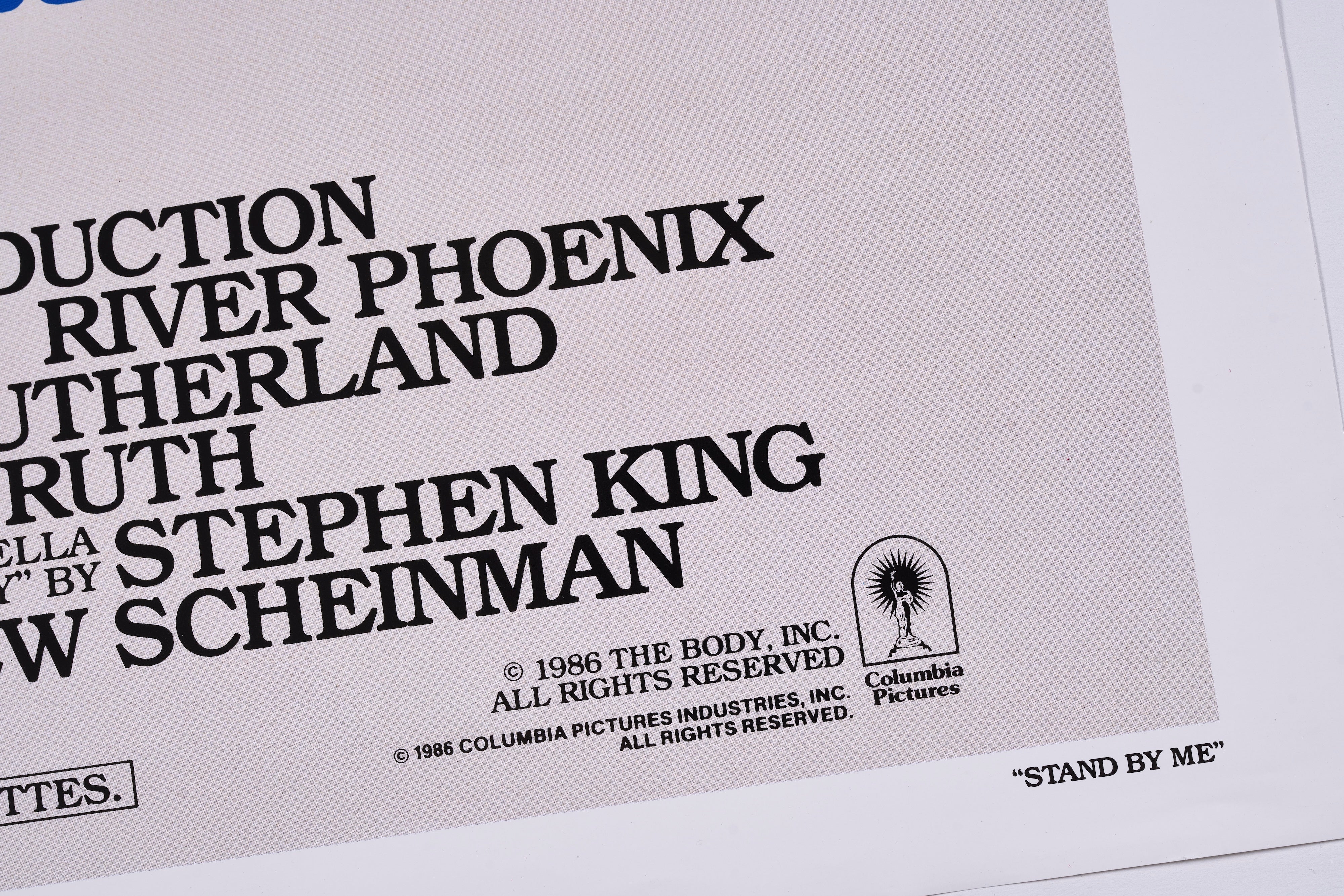 完売【限定3枚】STAND BY ME(スタンド・バイ・ミー)1986 / 映画ポスター