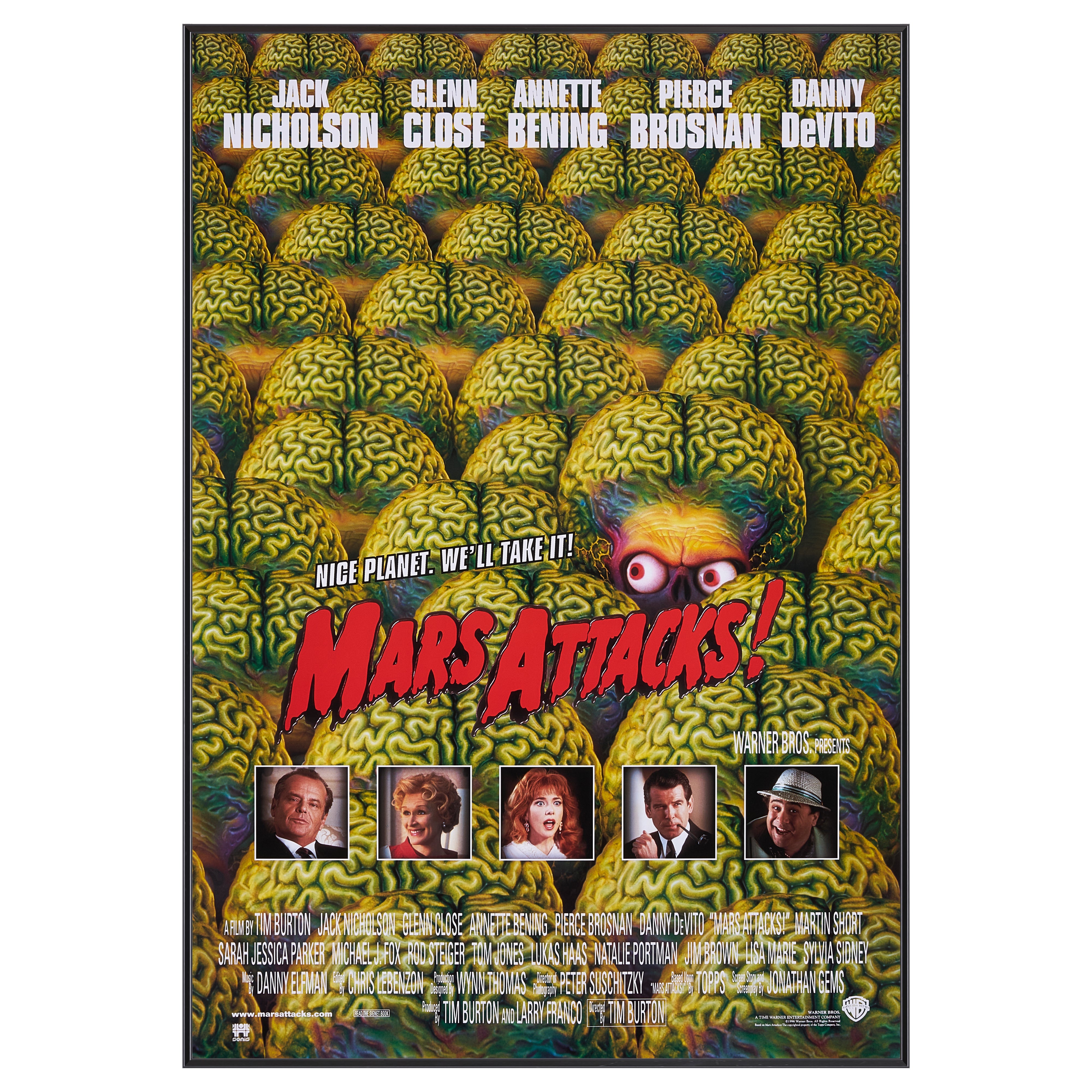 【限定3枚】MARS ATTACKS!(マーズ・アタック!) 1996 / 映画ポスター