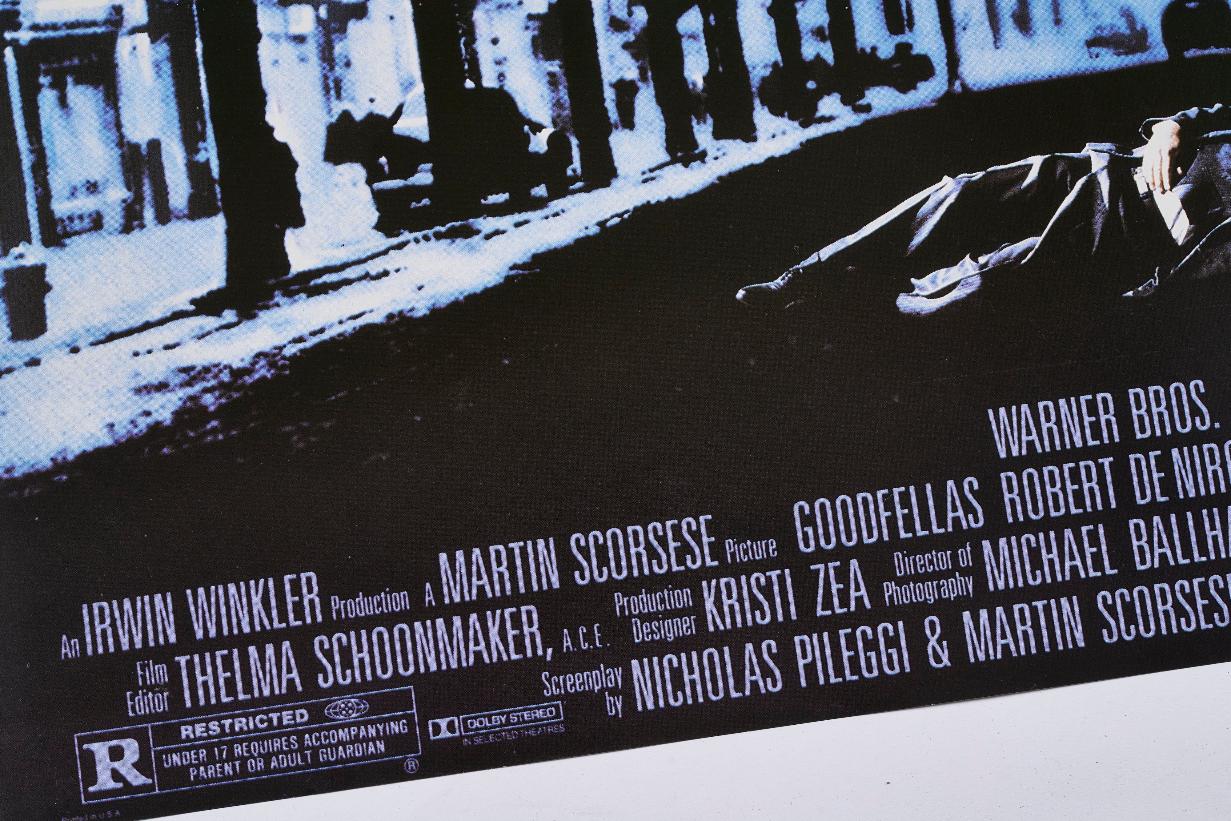 【限定5枚】Goodfellas(グッドフェローズ) 1990 / 映画ポスター