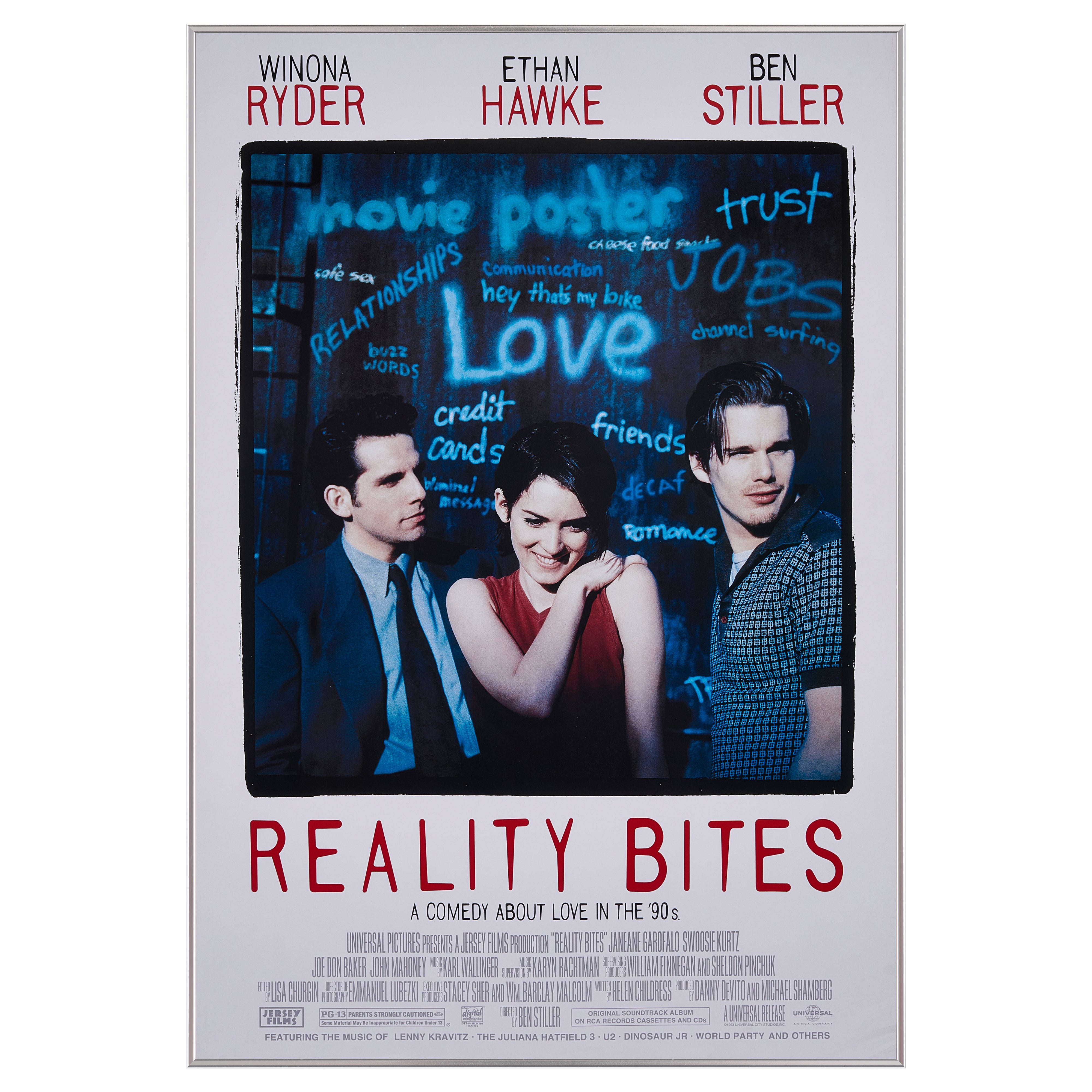 【限定5枚】REALITY BITES(リアリティ・バイツ)1993 / 映画ポスター