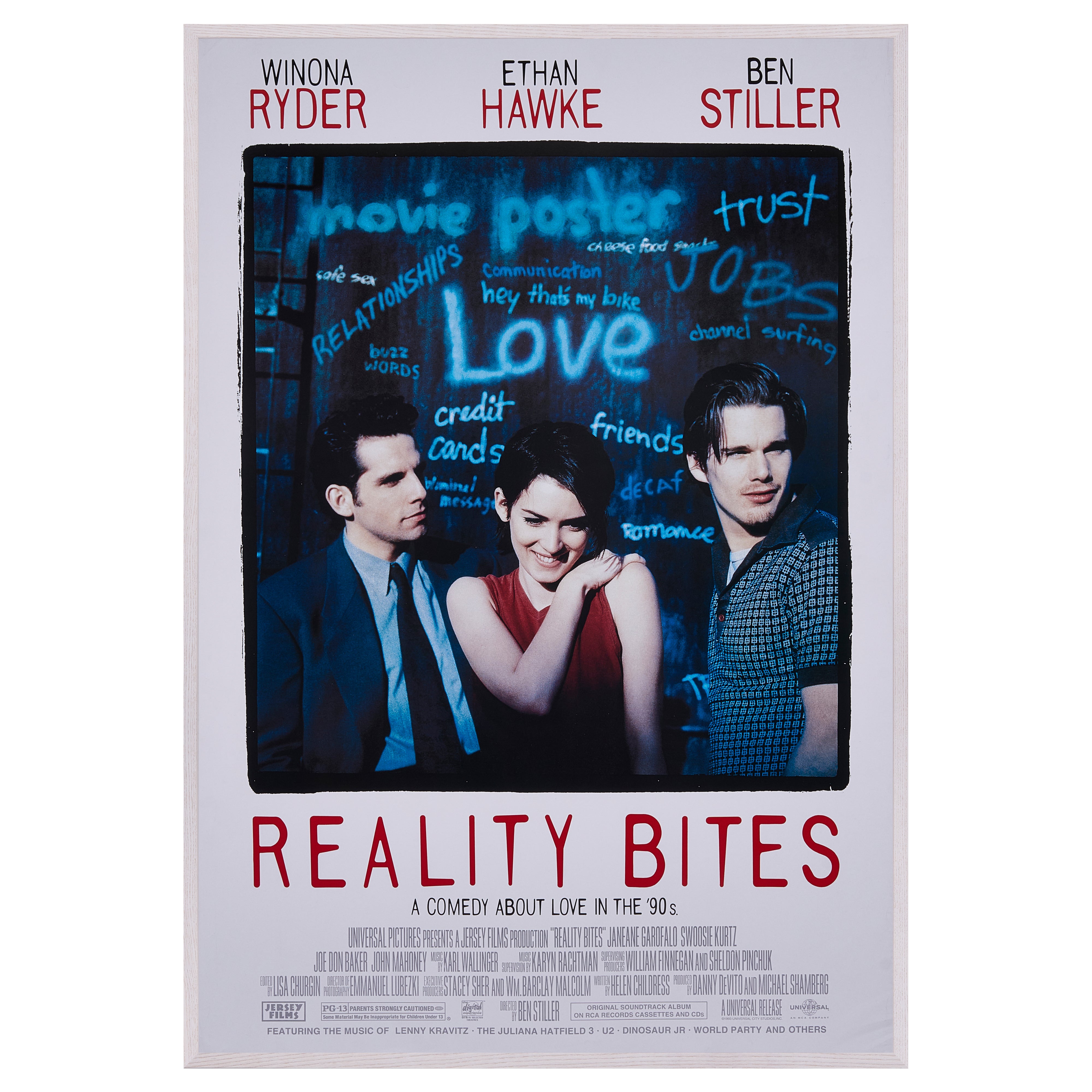 【限定5枚】REALITY BITES(リアリティ・バイツ)1993 / 映画ポスター