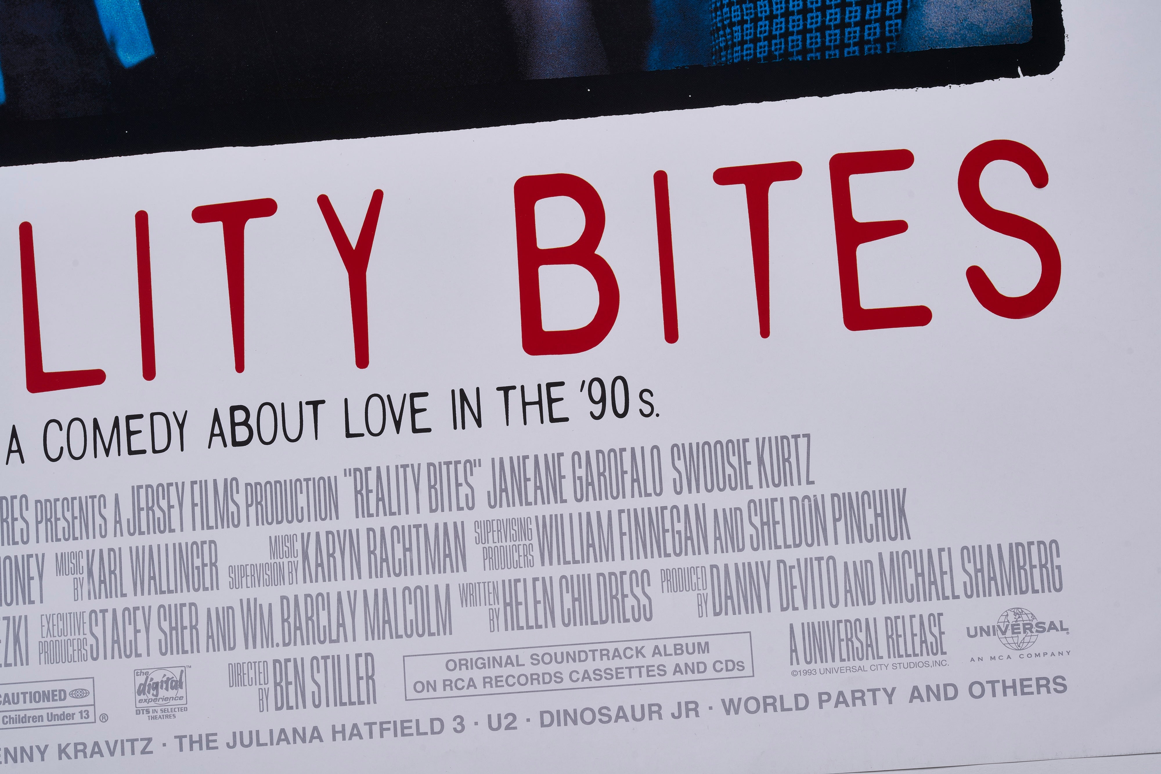 【限定5枚】REALITY BITES(リアリティ・バイツ)1993 / 映画ポスター