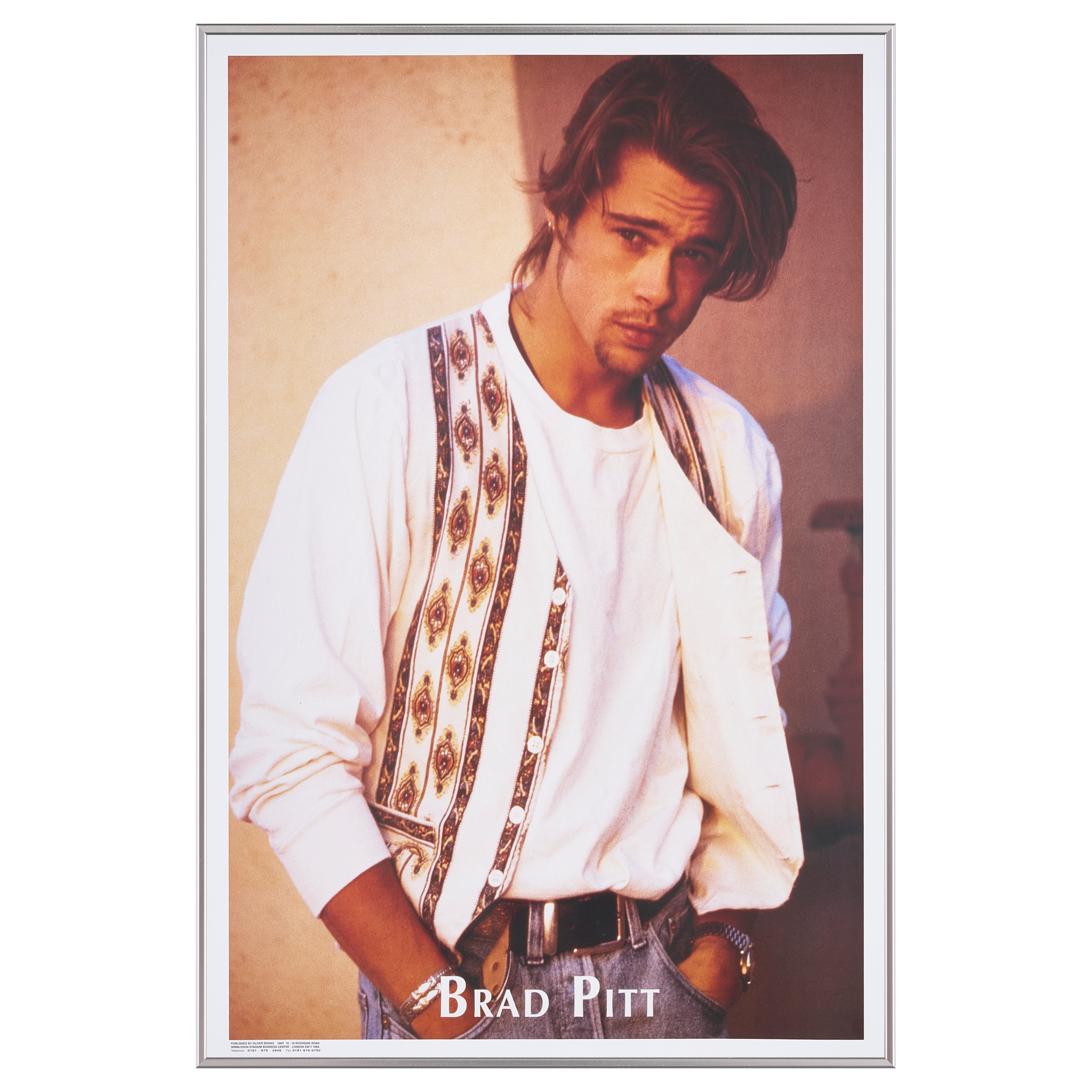 【限定10枚】Brad Pitt(ブラッド・ピット) 1990s / 俳優ポスター