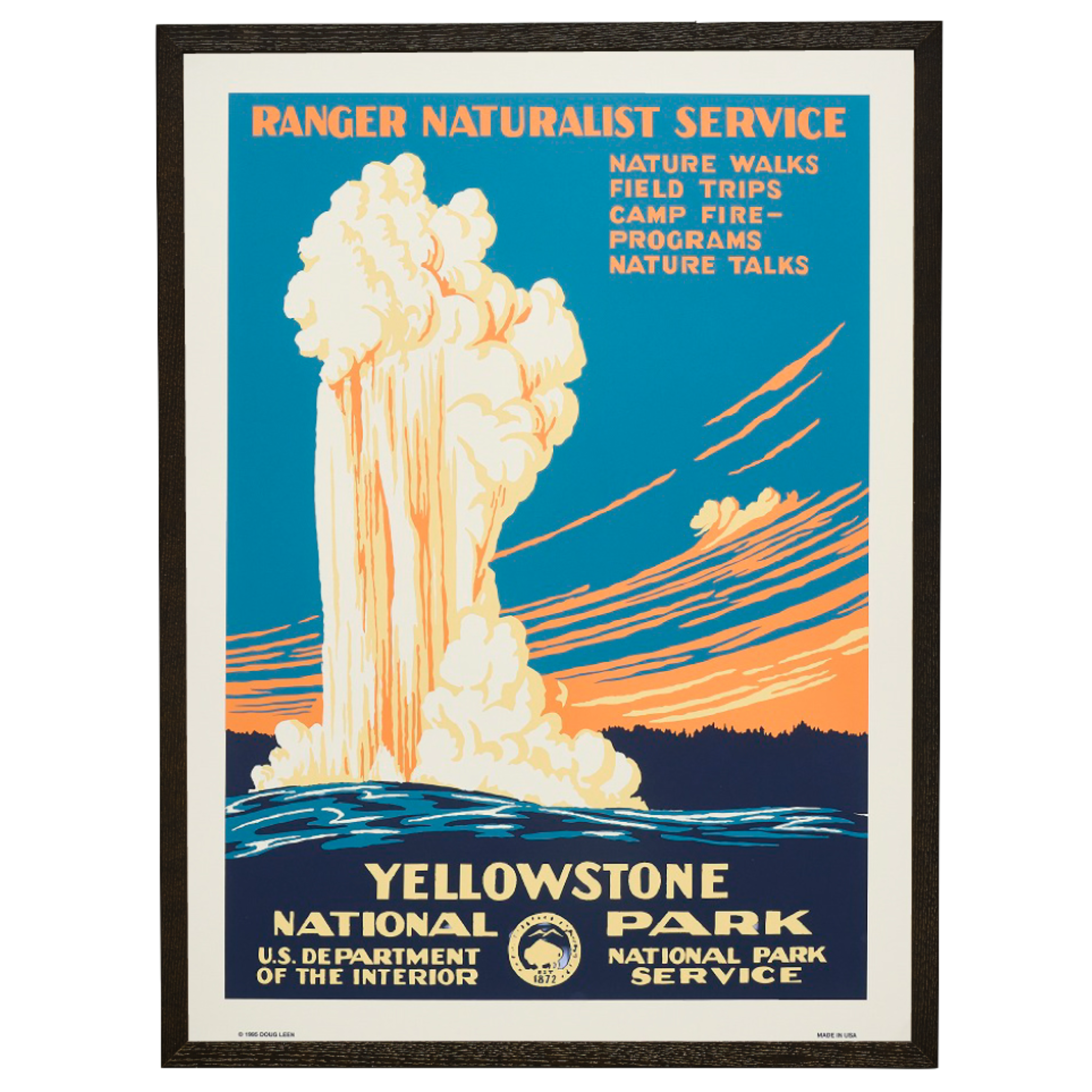 完売【限定3枚】イエローストーン国立公園 / アメリカ国立公園ポスター