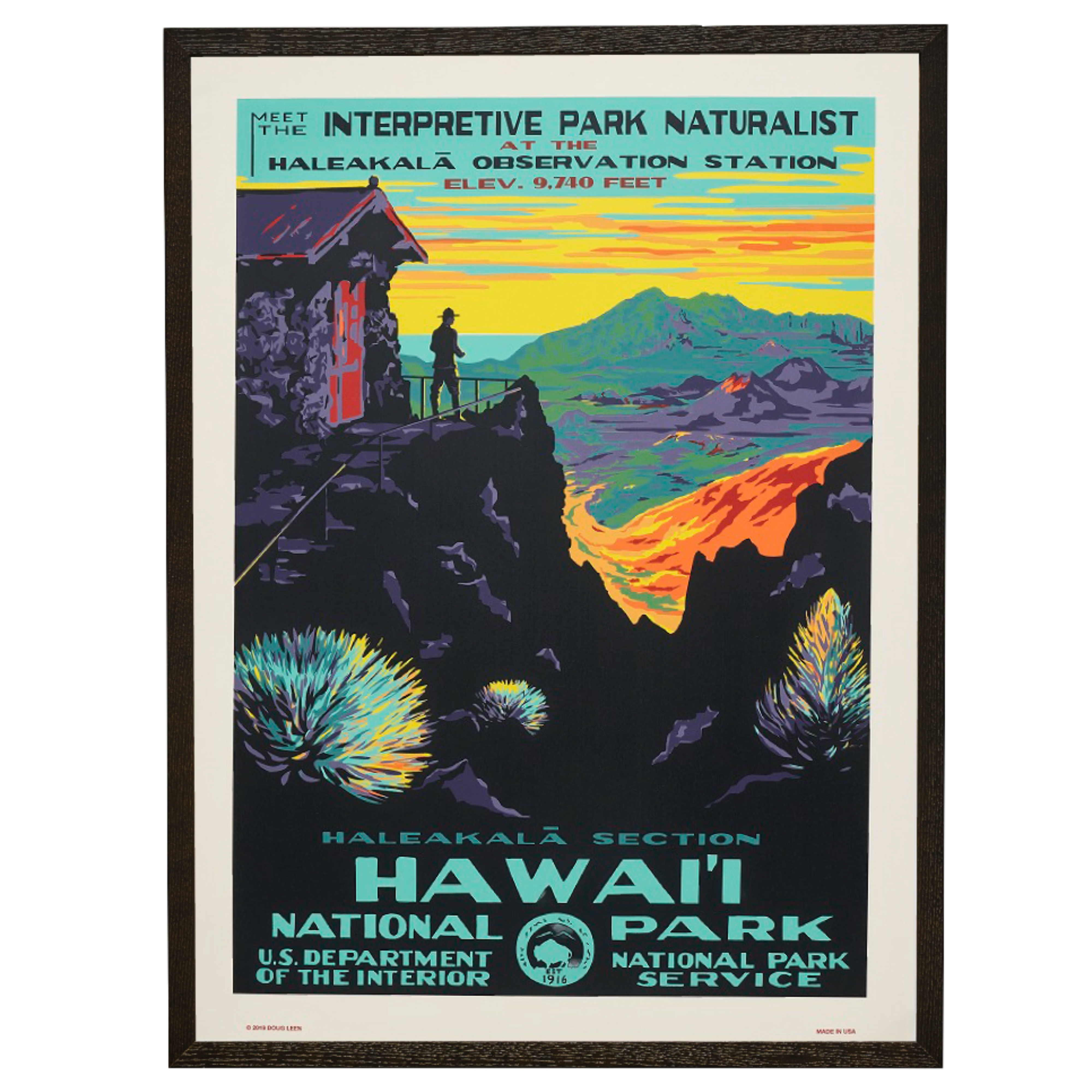 再入荷【限定10枚】ハレアカラ国立公園 / アメリカ国立公園ポスター