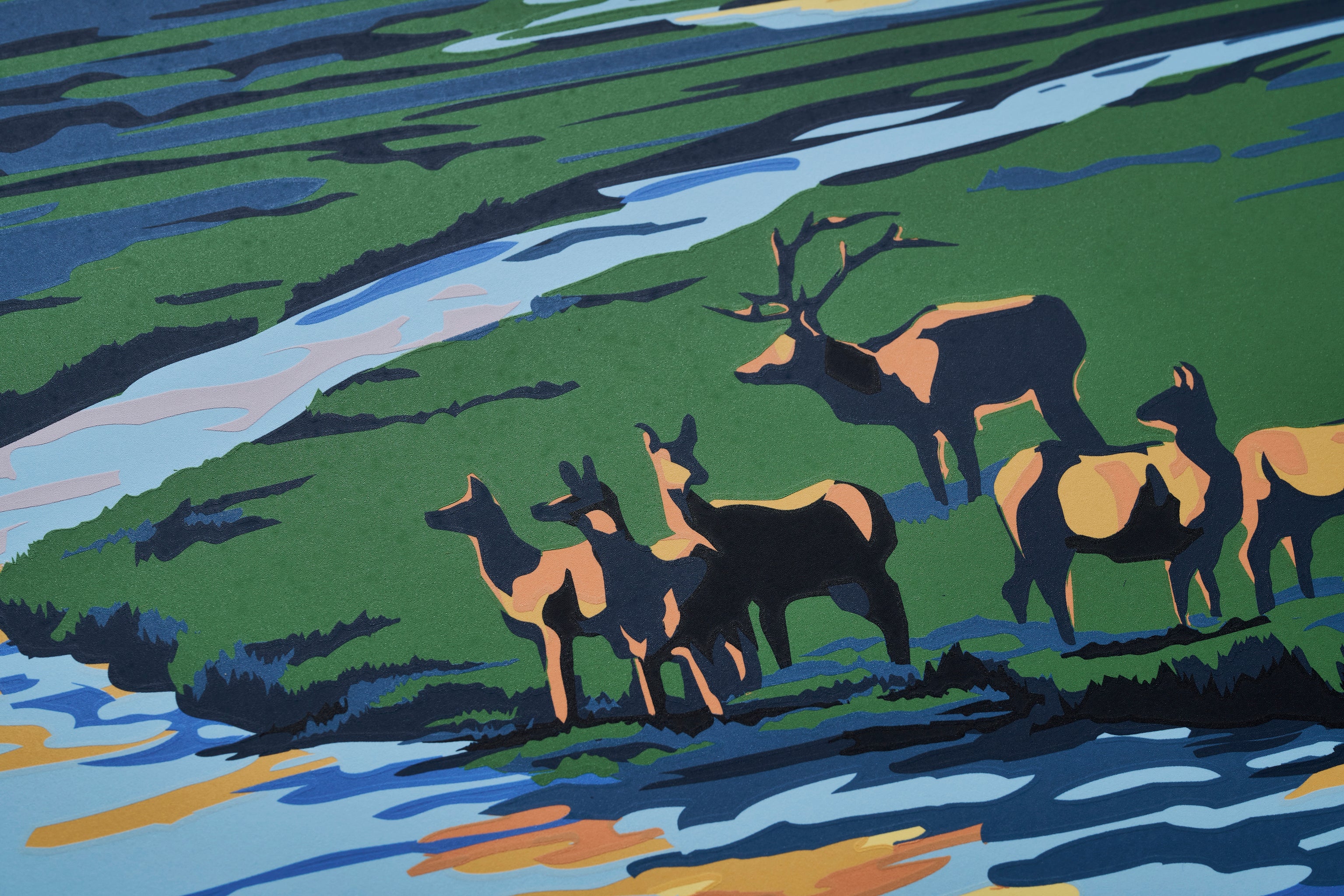 再入荷【限定3枚】バリーズ・カルデラ国立保護区 / アメリカ国立公園ポスター