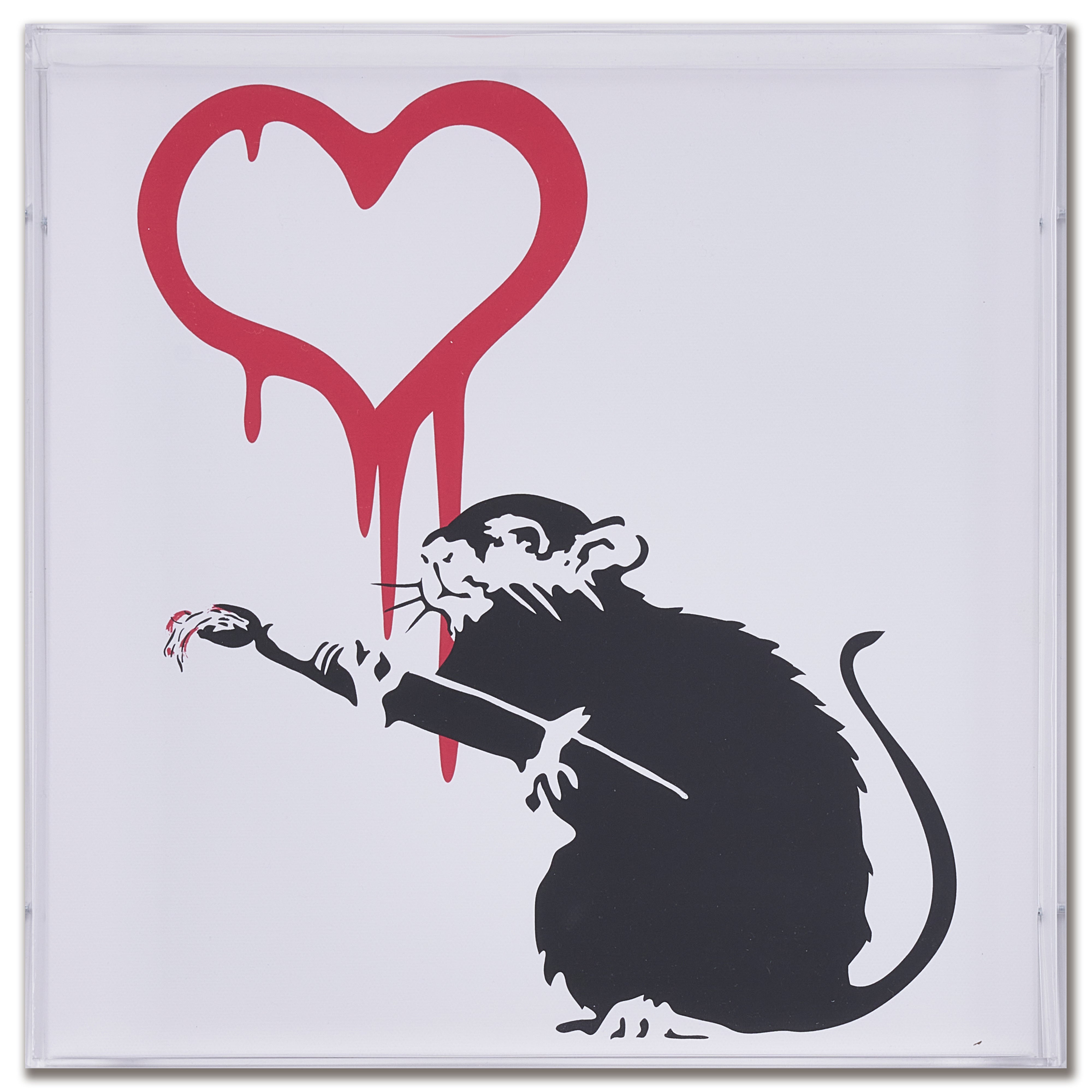 【11/15まで期間限定販売】【限定20枚】LOVE RAT / バンクシー