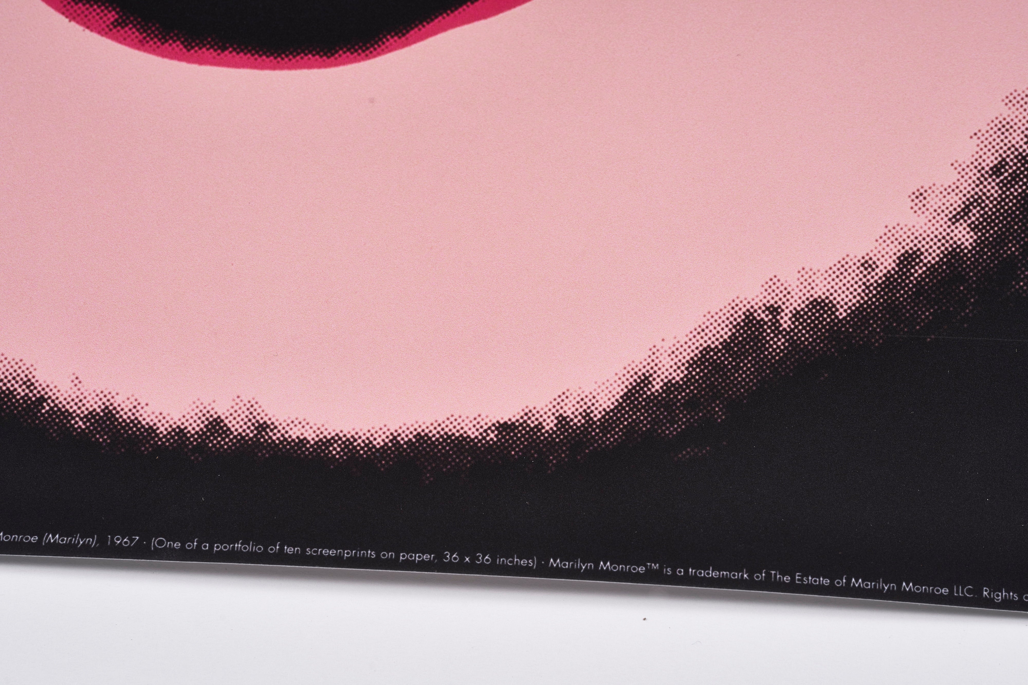 【8/24までセット割対象】【限定20枚】Marilyn Monroe 1967 (Pink) - McGAW GRAPHICS 2000s / アンディ・ウォーホル