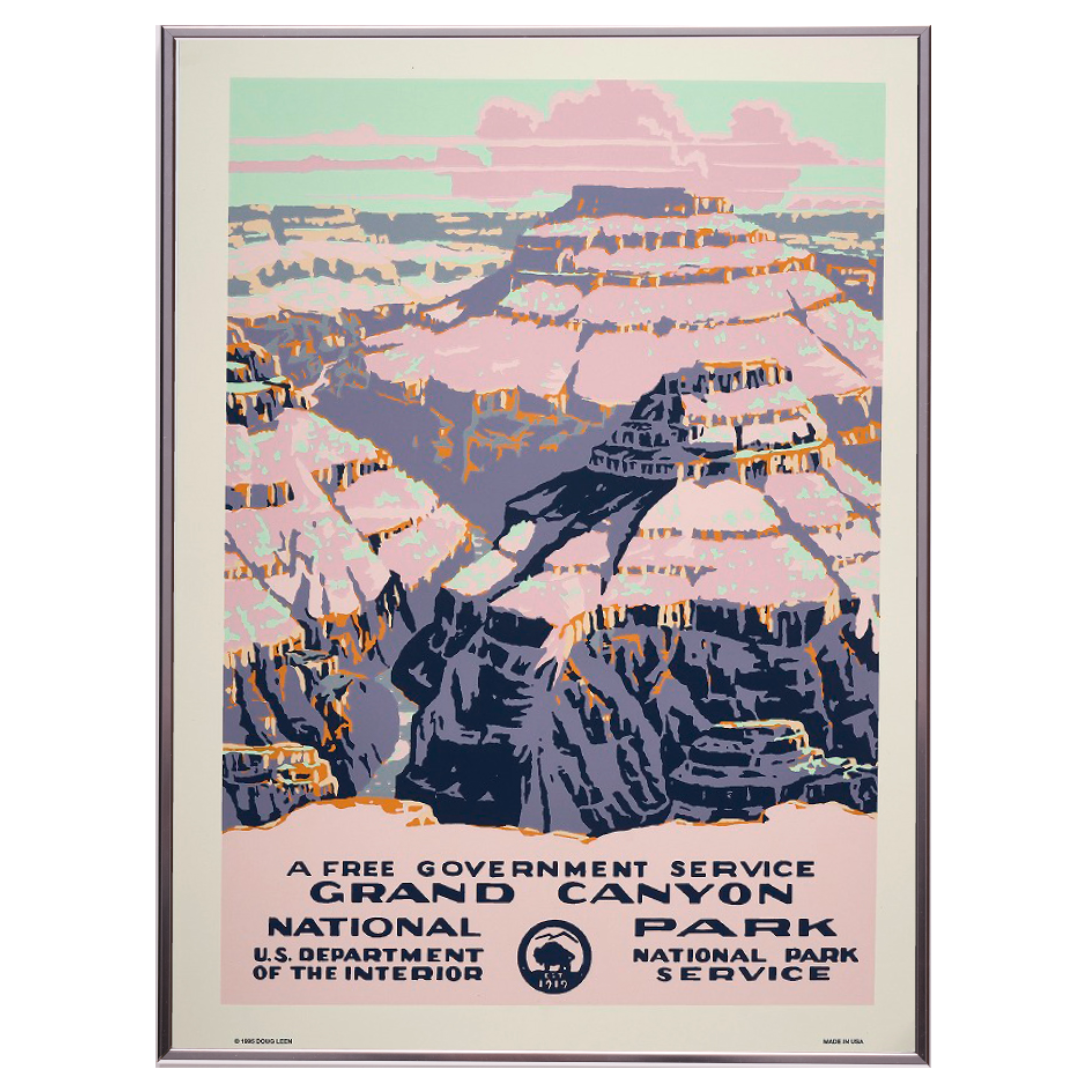 再入荷【限定3枚】グランド・キャニオン国立公園 / アメリカ国立公園ポスター