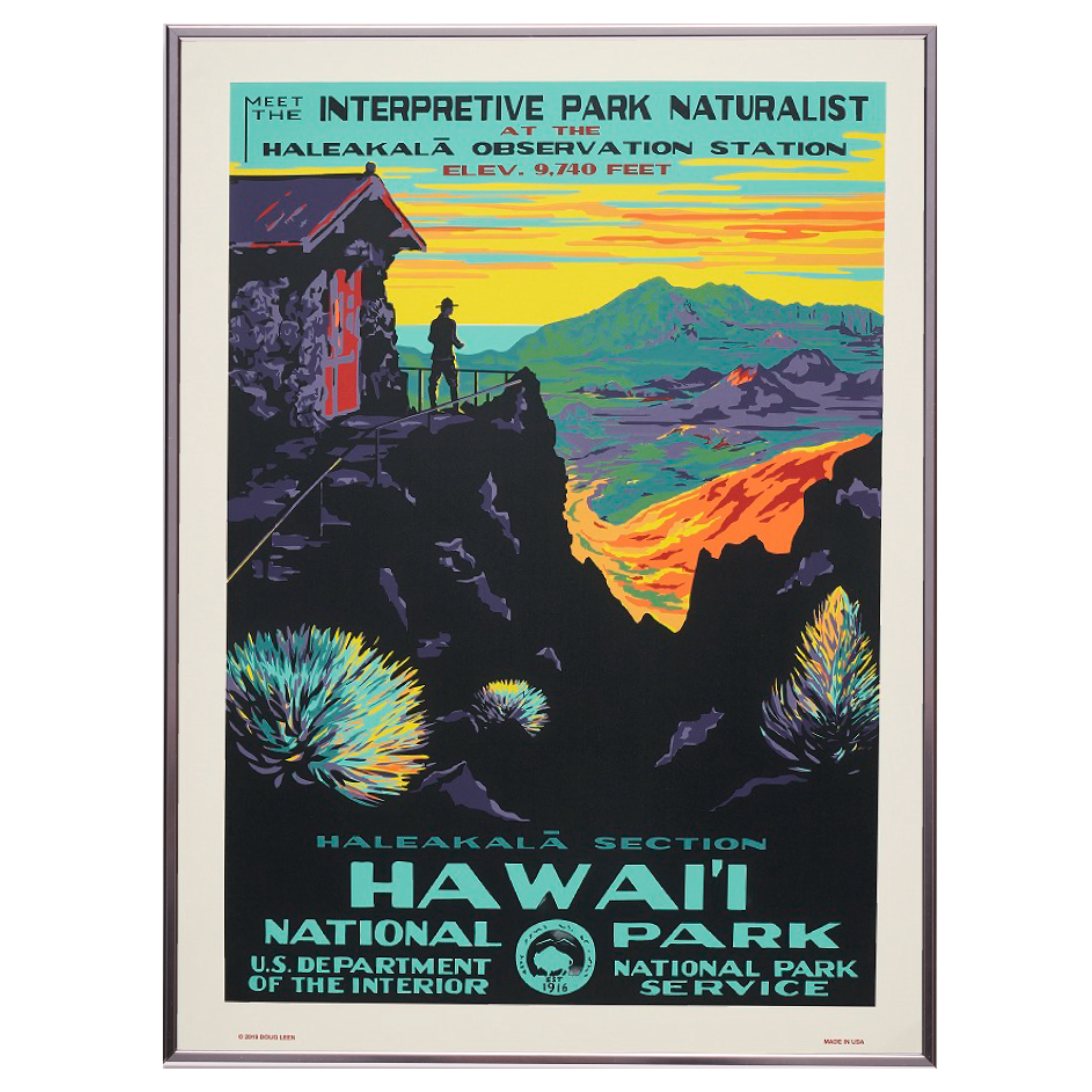 再入荷【限定10枚】ハレアカラ国立公園 / アメリカ国立公園ポスター