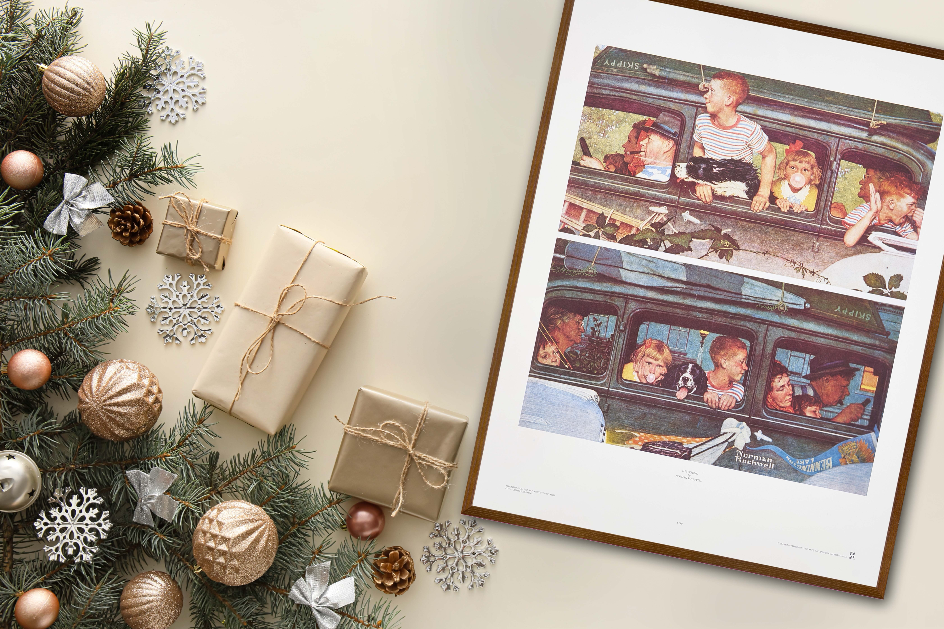 完売【限定5枚】The Outing 1947 - CURTIS PUBLISHING 1980s / ノーマン・ロックウェル