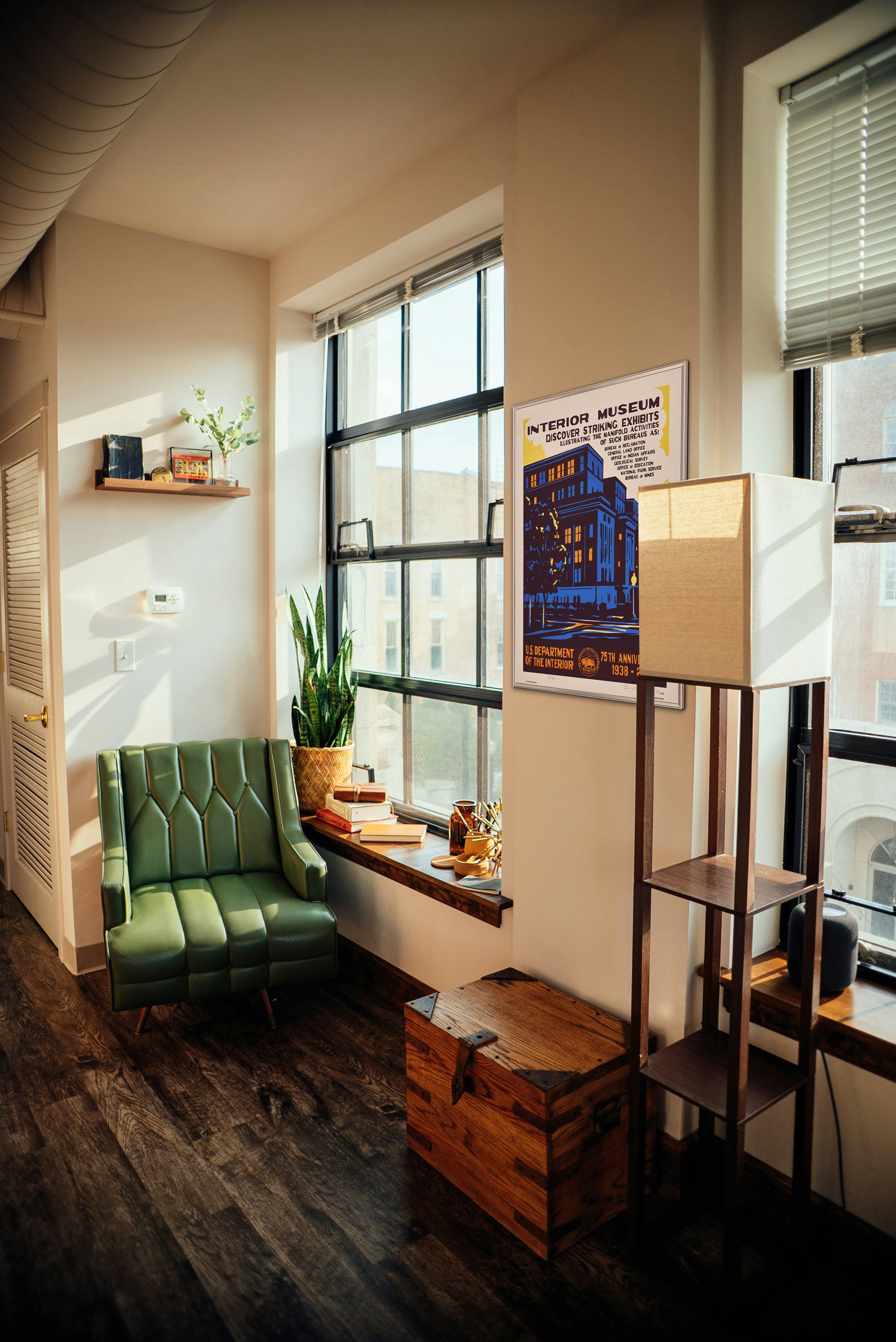 【限定3枚】創立75周年記念 内務省博物館 / アメリカ国立公園ポスター