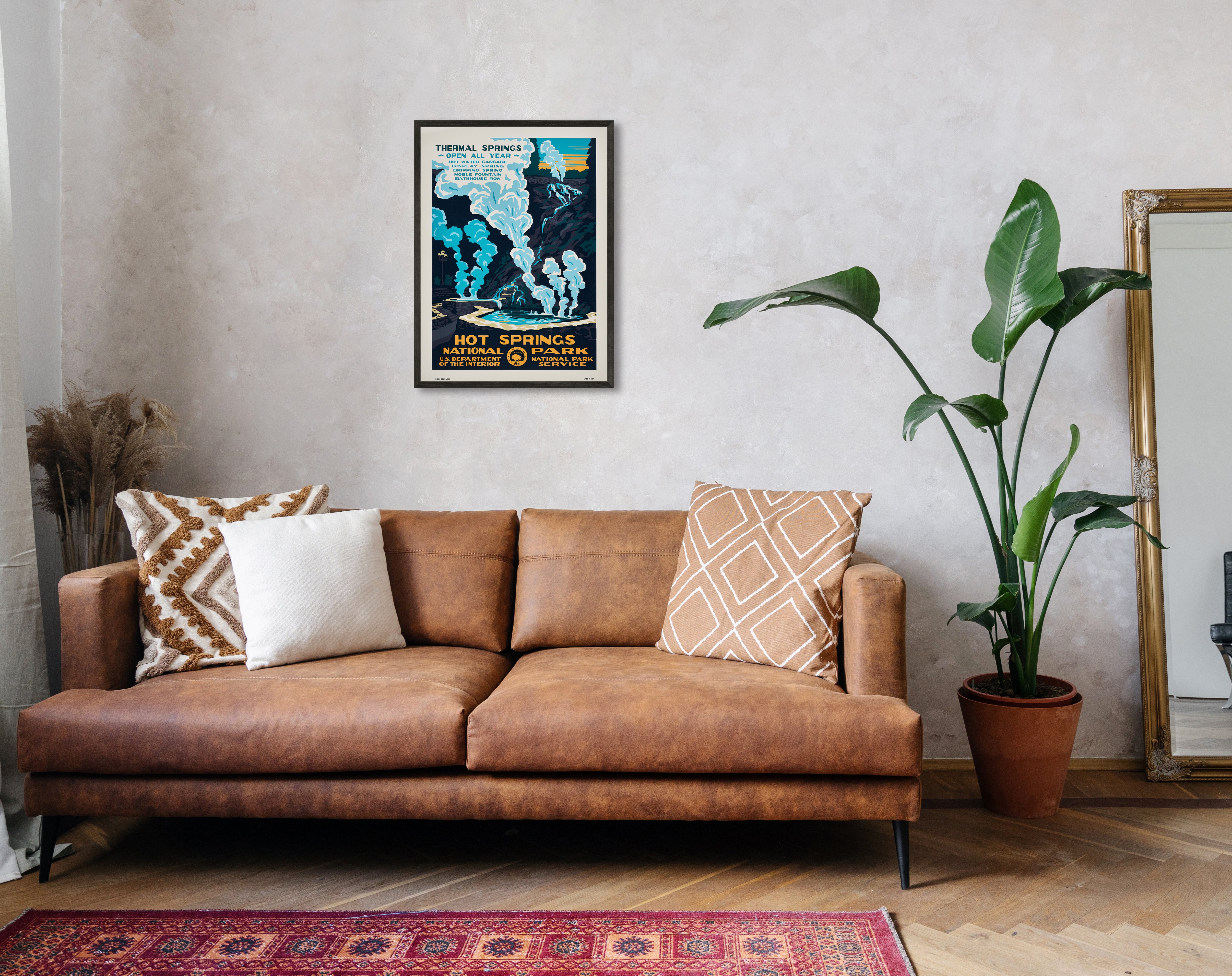 【限定3枚】ホット・スプリングス国立公園 / アメリカ国立公園ポスター