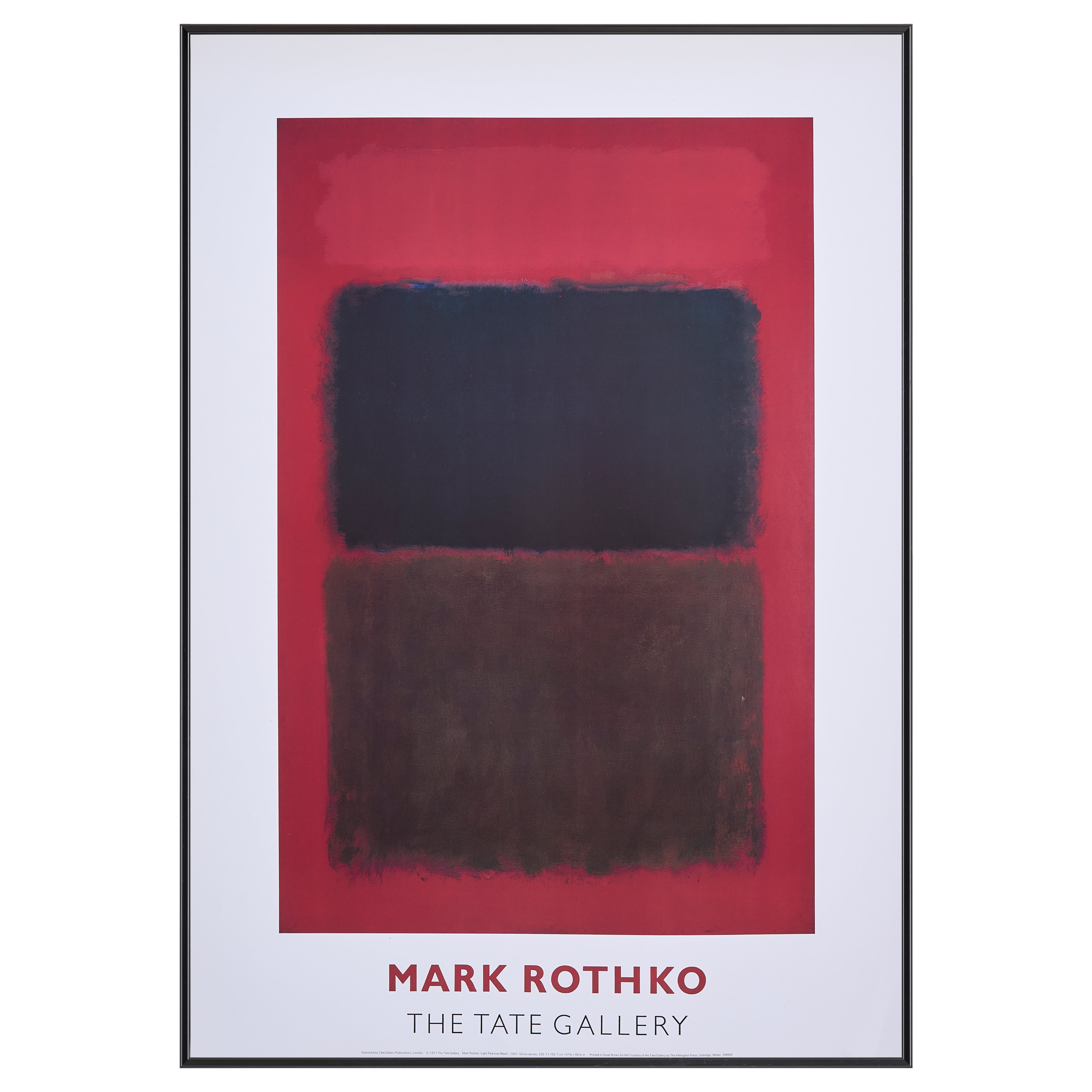 【限定10枚】Mark Rothko - THE TATE GALLERY 1971 / マーク・ロスコ