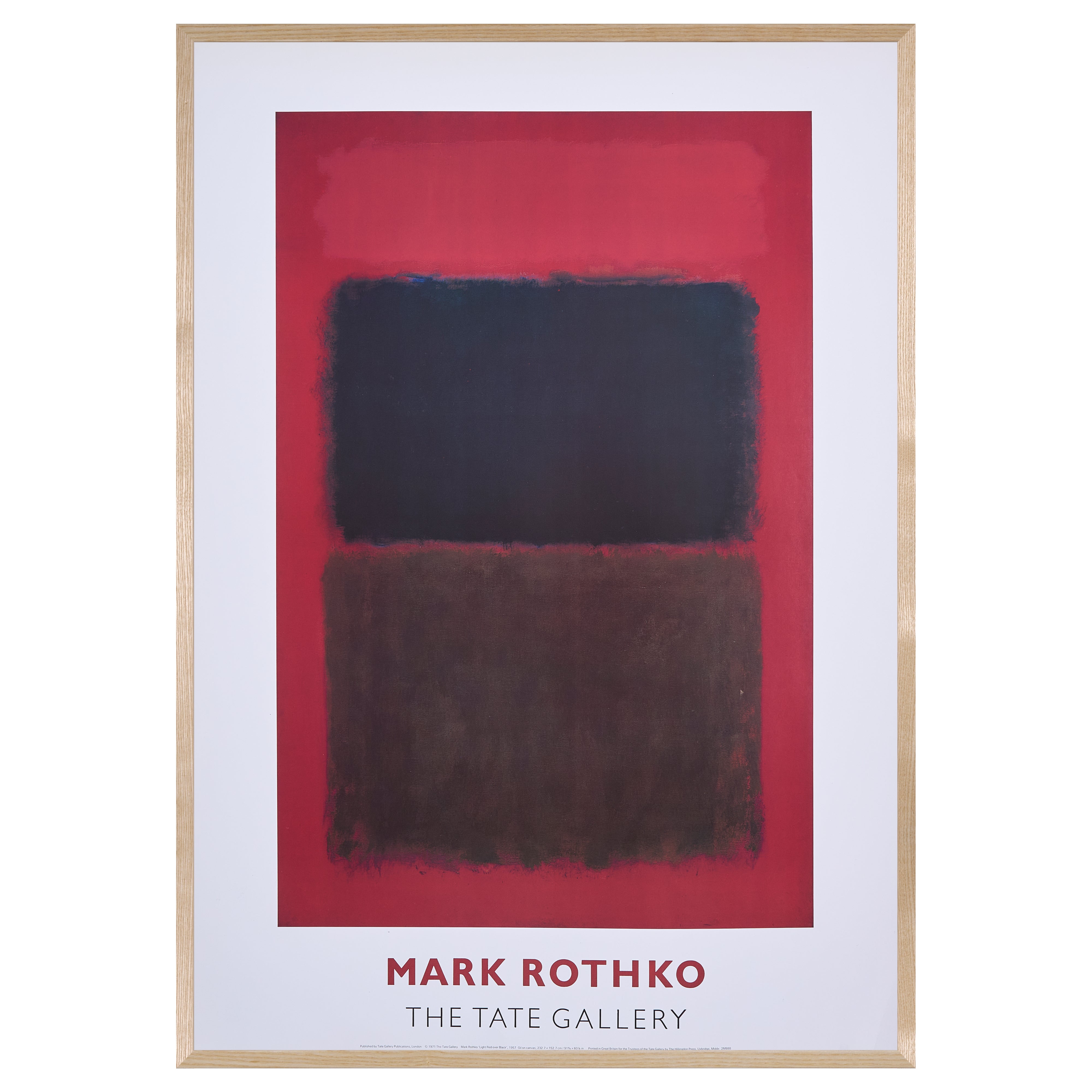 【限定10枚】Mark Rothko - THE TATE GALLERY 1971 / マーク・ロスコ