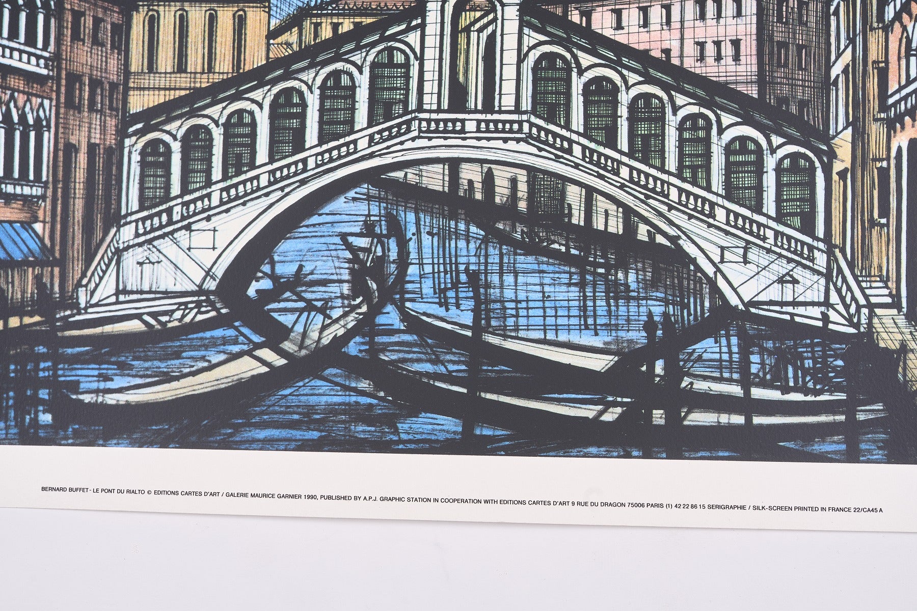 限定10枚】Le Pont du Railto 1986 - printed in 1990 / ベルナール・ビュッフェ | POP ART  BANANAS