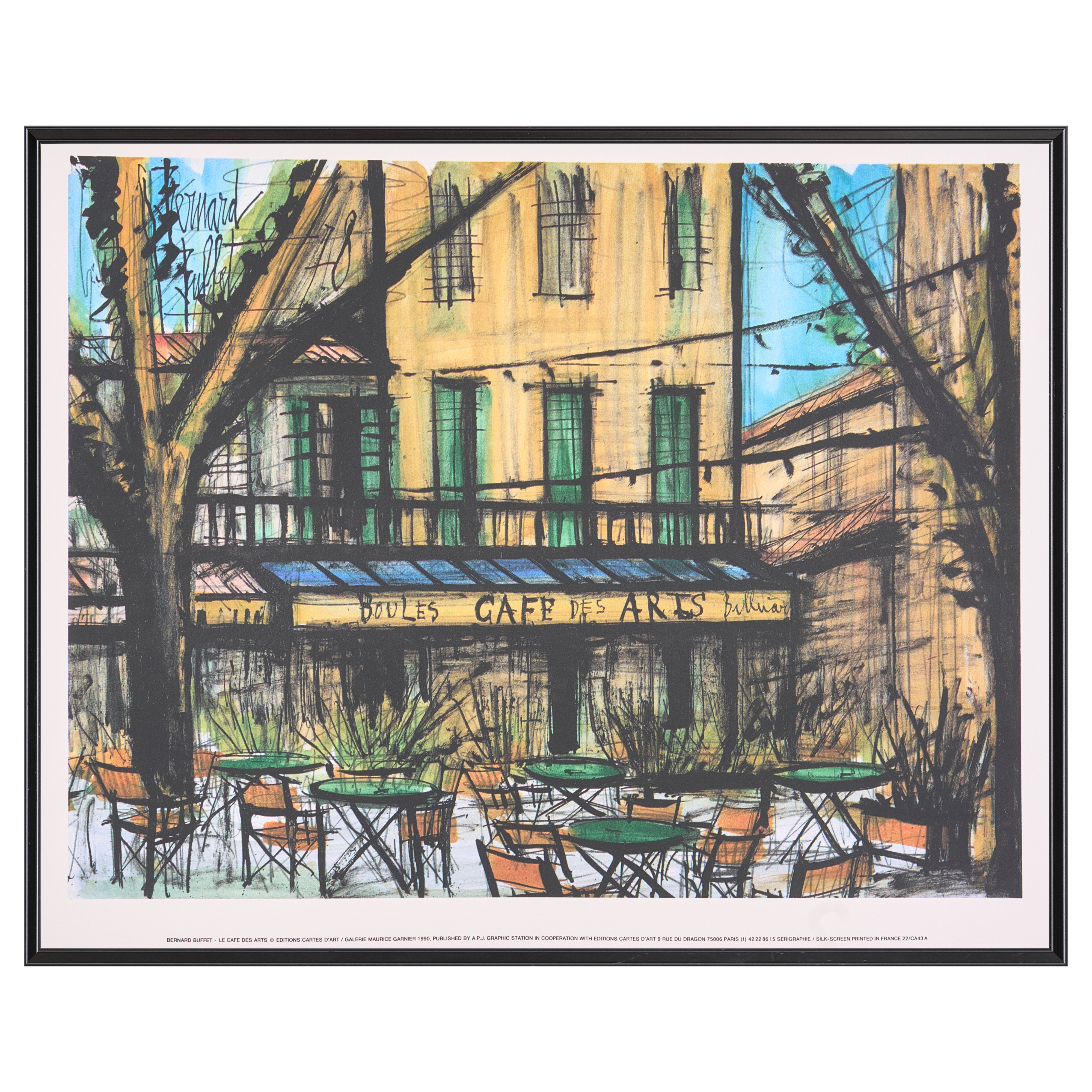 限定30枚】Le Café des Arts 1979 - Printed in 1990 / ベルナール