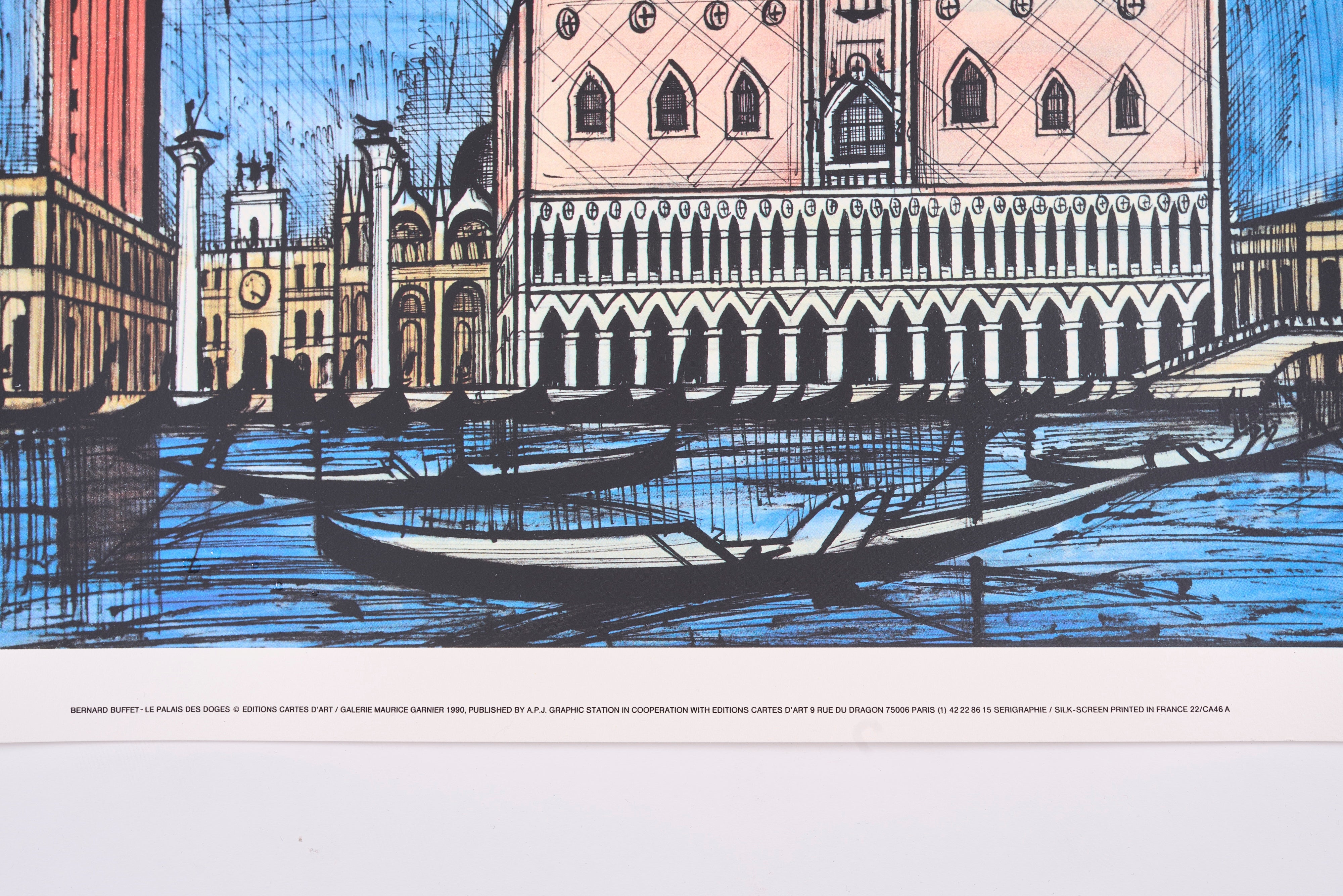 限定30枚】Le Palais Des Doges 1986 - EDITION CARTES D'ART 1990