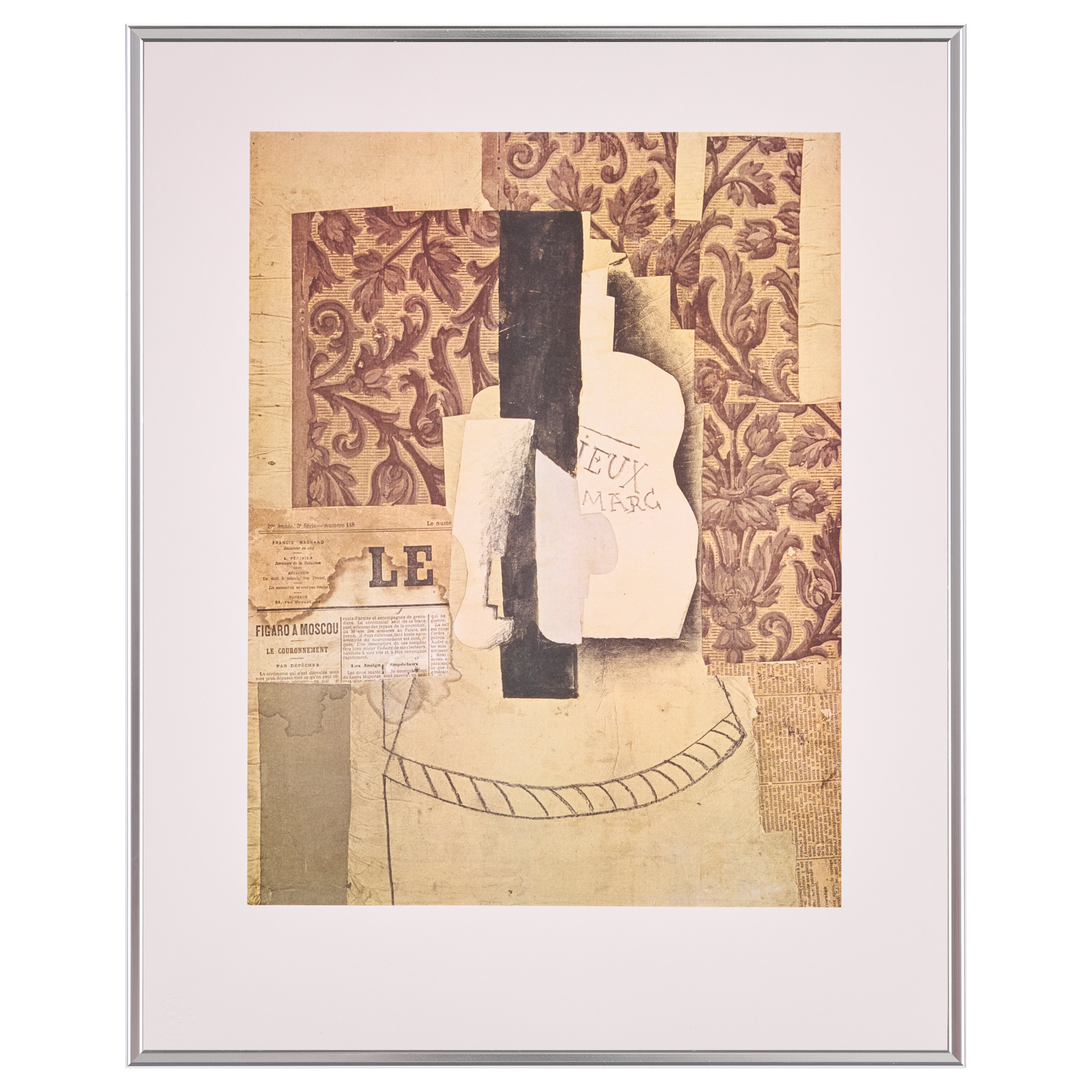 パブロ・ピカソ、「VERRE D'ABSINTHE」、海外版超希少レゾネ 限定30枚】Nature morte, bouteille et verre 1913 - Achenbach Art