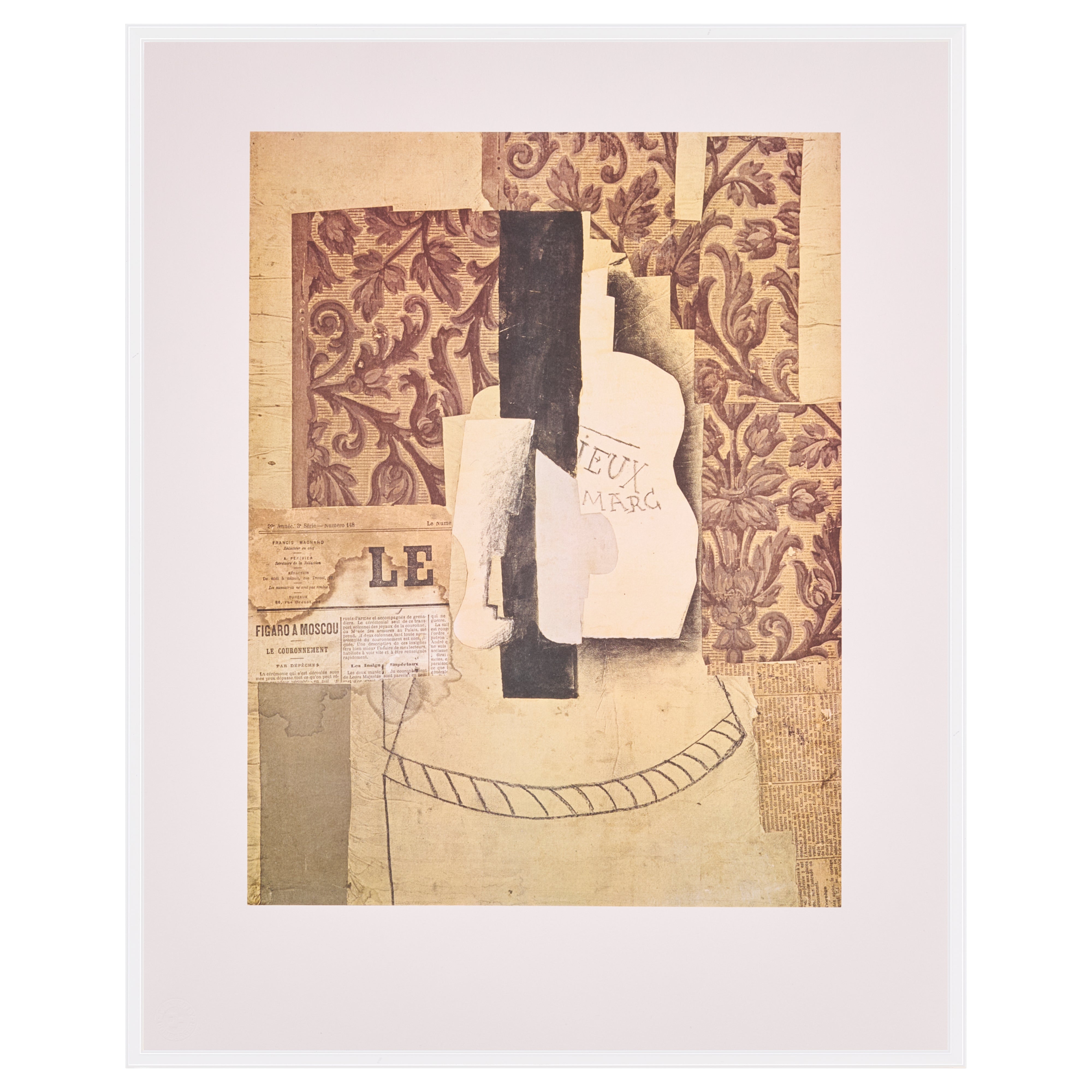 【限定30枚】Nature morte, bouteille et verre 1913 - Achenbach Art Edition, Düsseldorf 1990 / パブロ・ピカソ