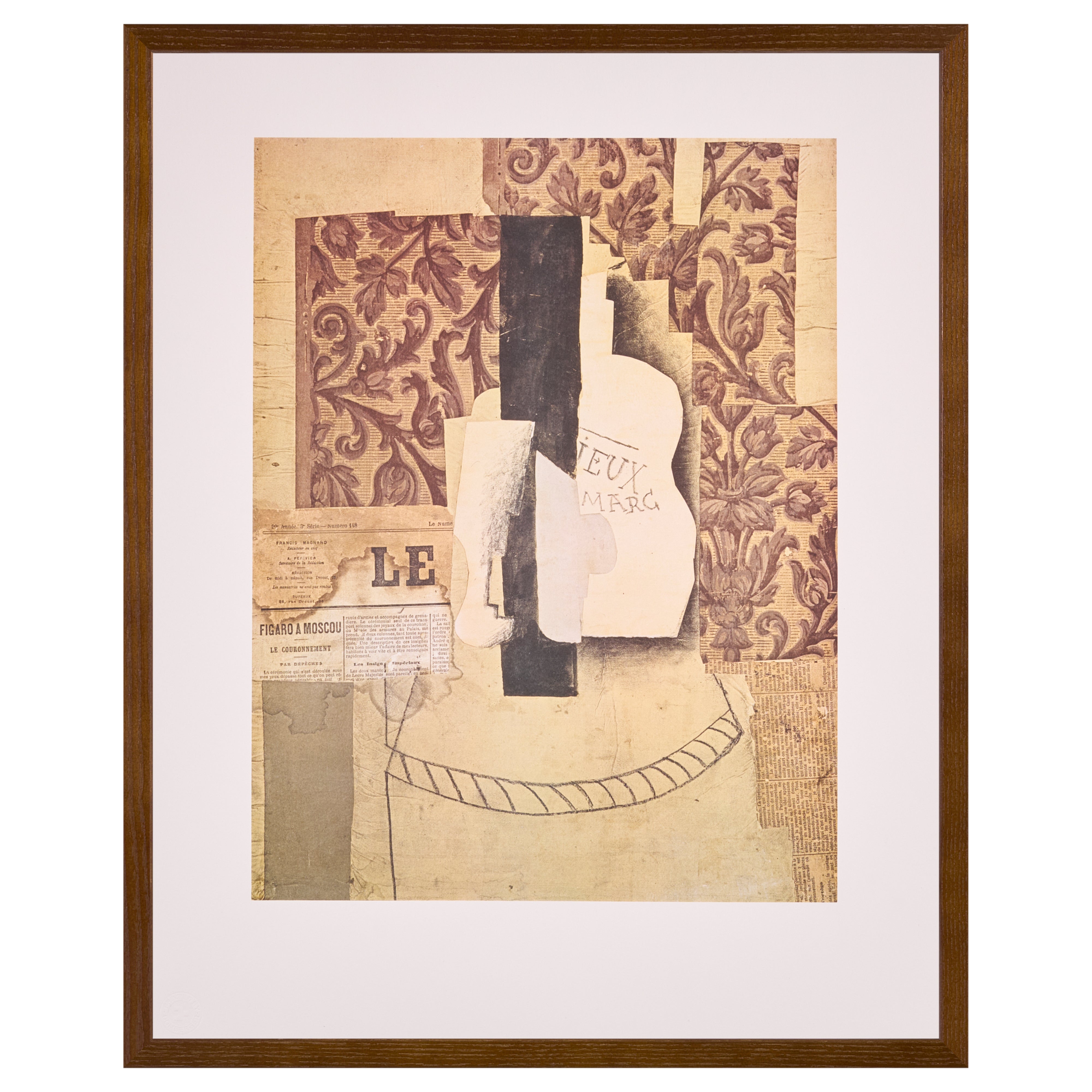 限定30枚】Nature morte, bouteille et verre 1913 - Achenbach Art