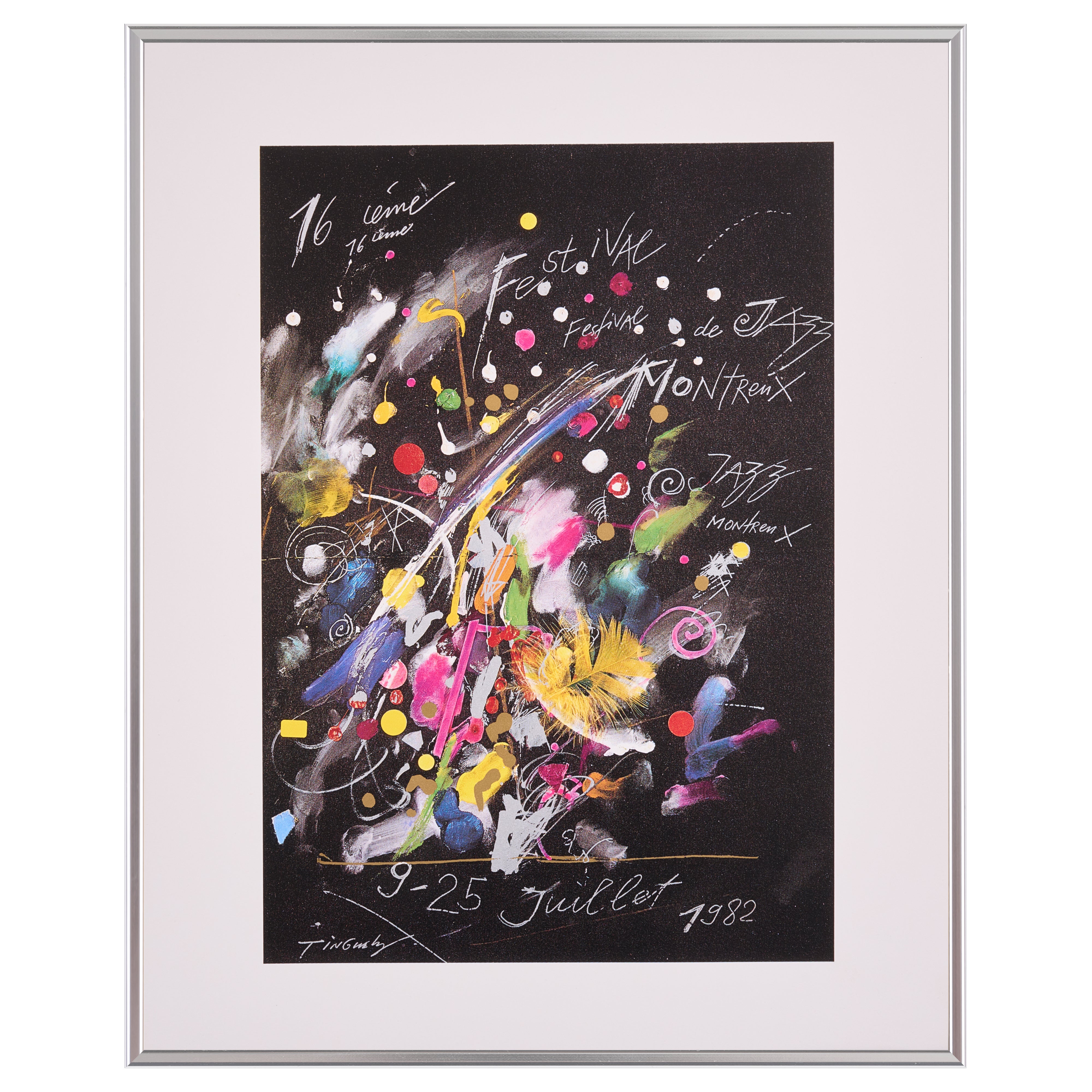 【限定30枚】MONTREUX JAZZ FESTIVAL 1982 - Albin Uldry 1990-1992 (Small) / ジャン・ティンゲリー