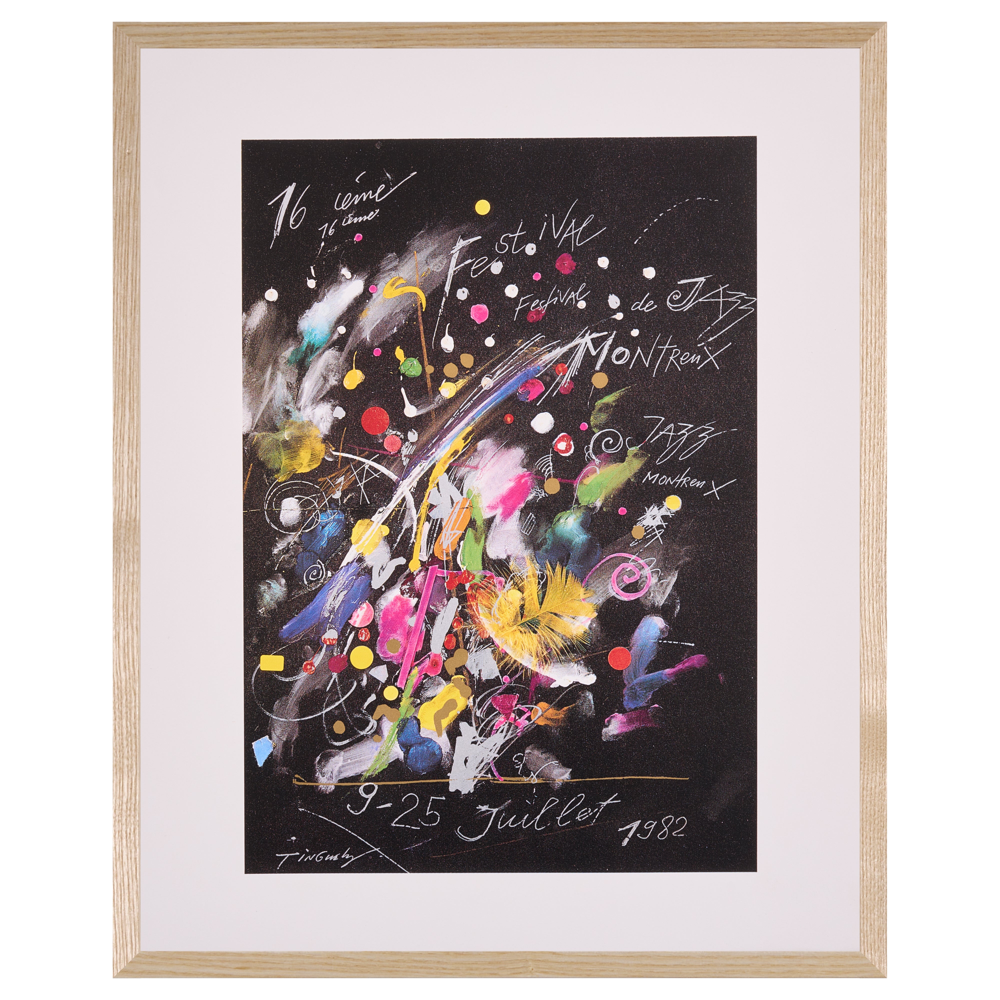 【限定30枚】MONTREUX JAZZ FESTIVAL 1982 - Albin Uldry 1990-1992 (Small) / ジャン・ティンゲリー