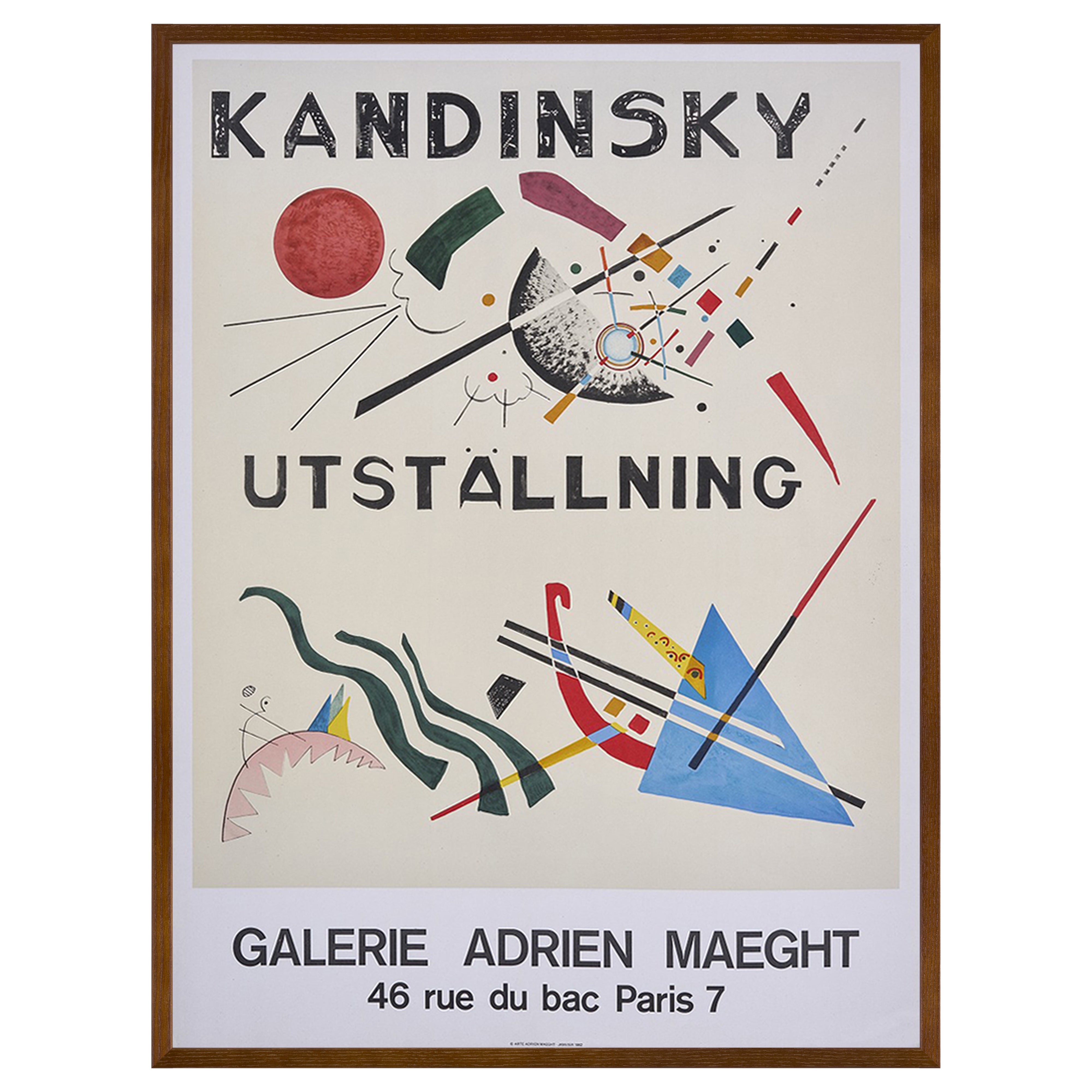 限定10枚】UTSTALLING / GALERIE ADRIEN MAEGHT 1982 / ワシリー・カンディンスキー / ワシリー・ カンディンスキー | POP ART BANANAS