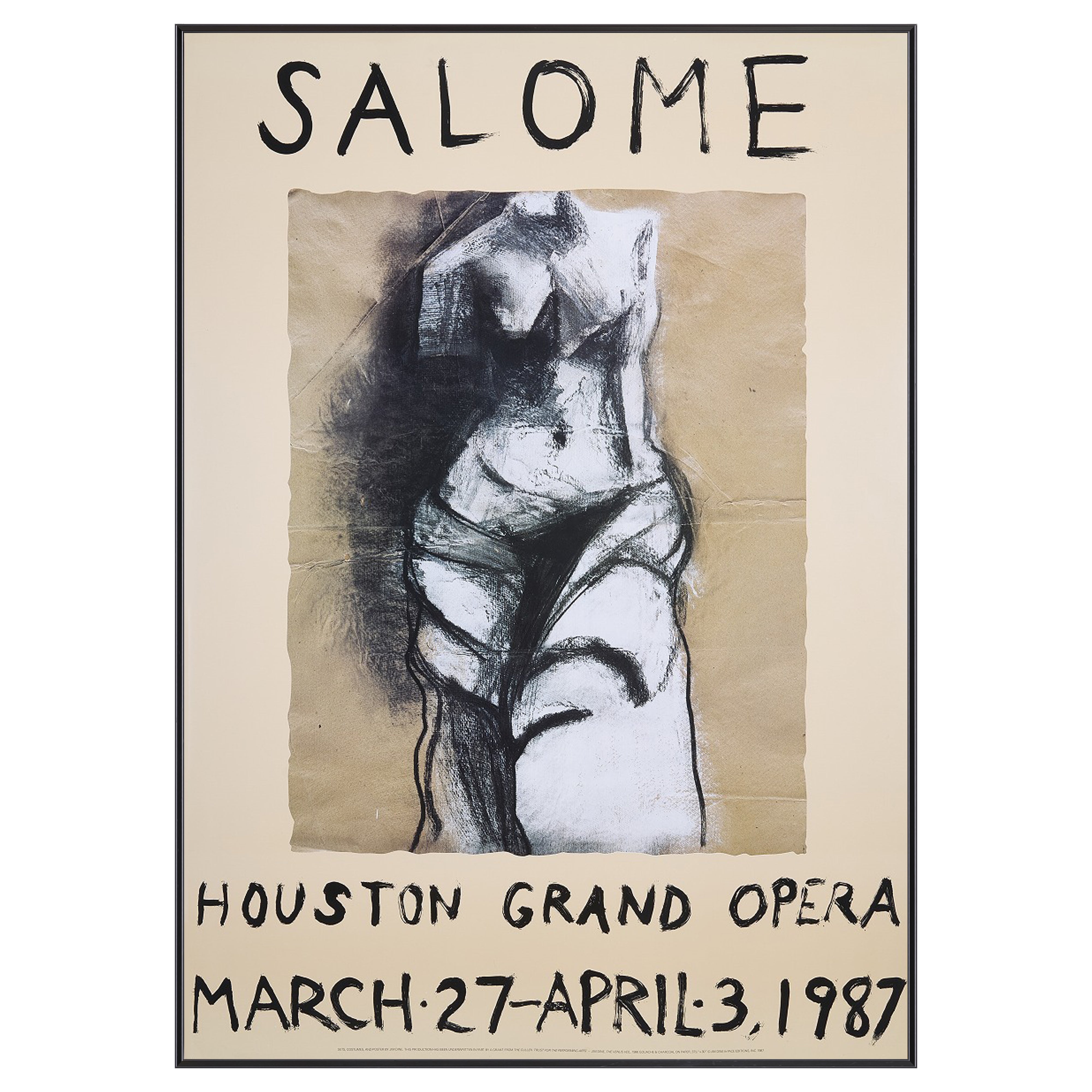 【限定10枚】 The Venus Veuil 1986 - "SALOME" HOUSTON GRAND OPERA 1987 / ジム・ダイン